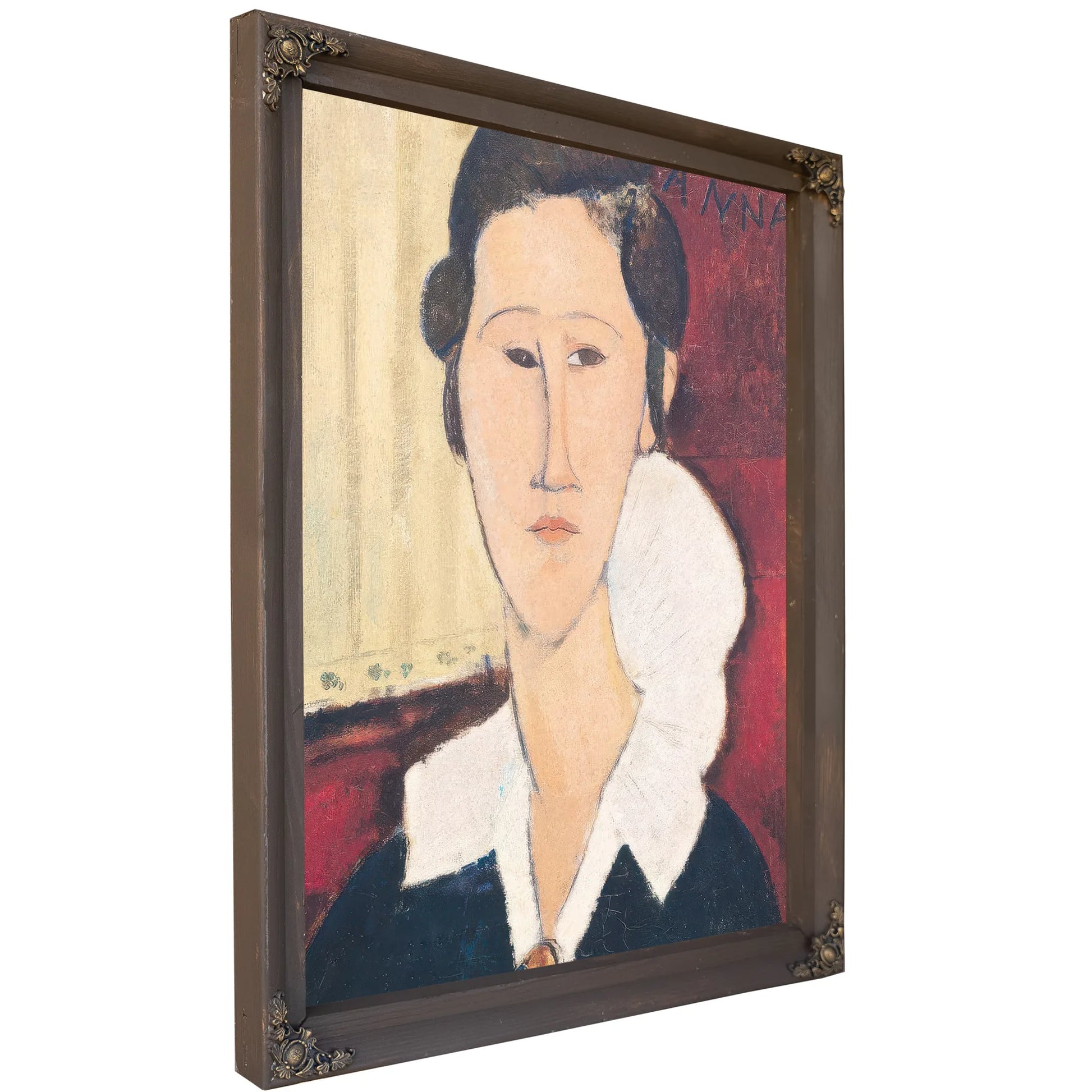Portrait Of Madame Hanka Zborowska By Amedeo Modigliani Fine Art Print