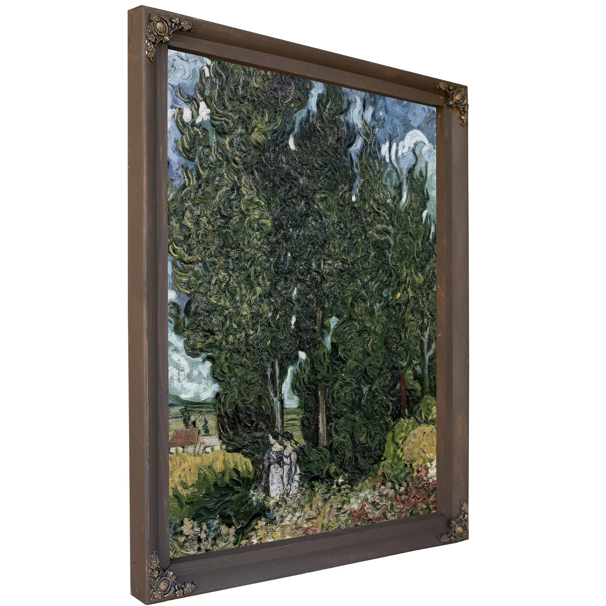 The Cypresses By Vincent Van Gogh Fine Art Print