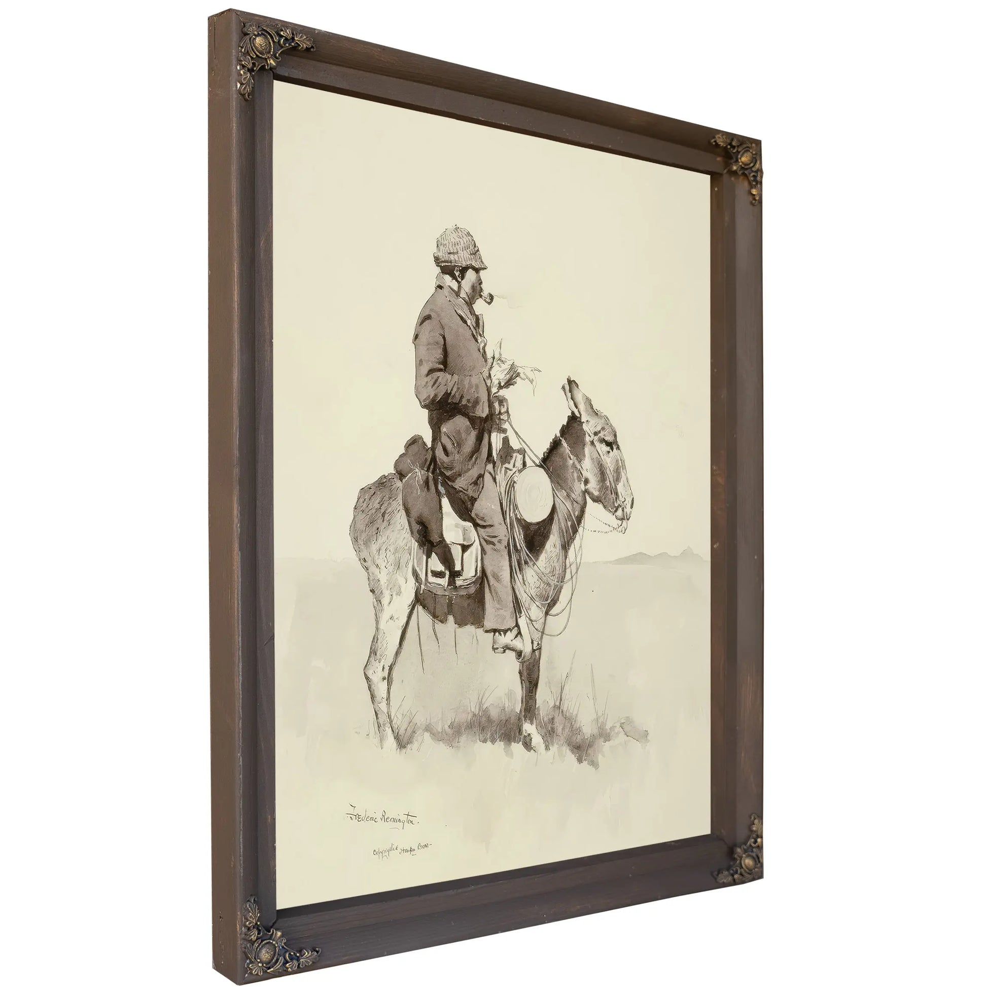 Jacks Man William A Modern Sancho Panza by Frederic Remington