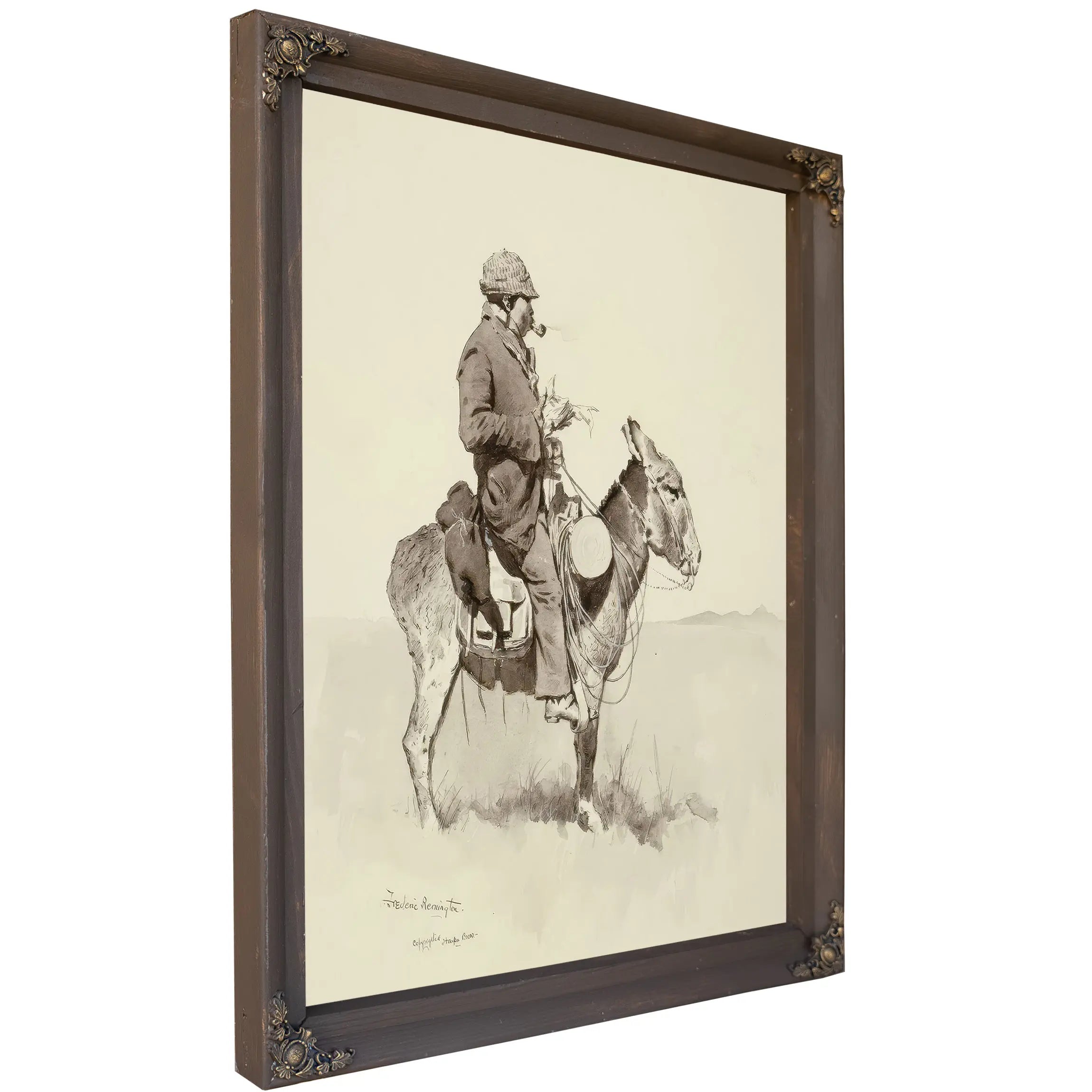 Jacks Man William A Modern Sancho Panza by Frederic Remington