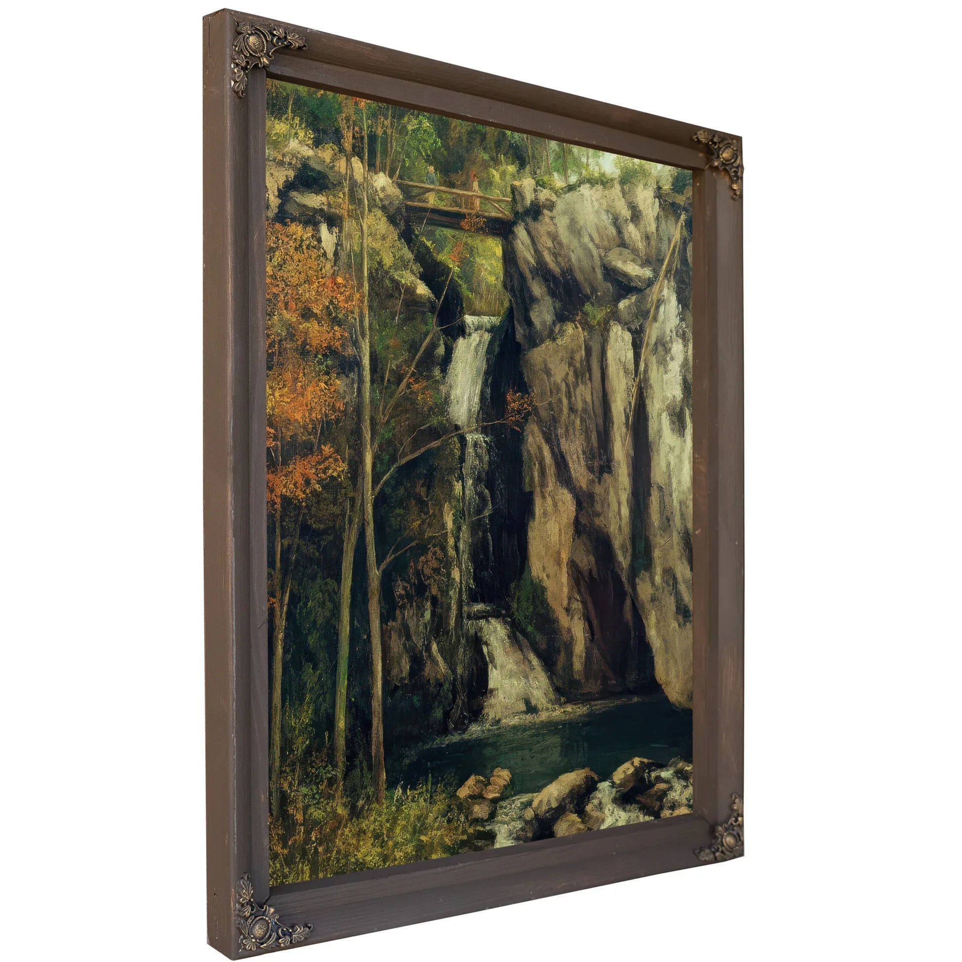 The Chasm At Conches By Jean Desire Gustave Courbet Fine Art Print