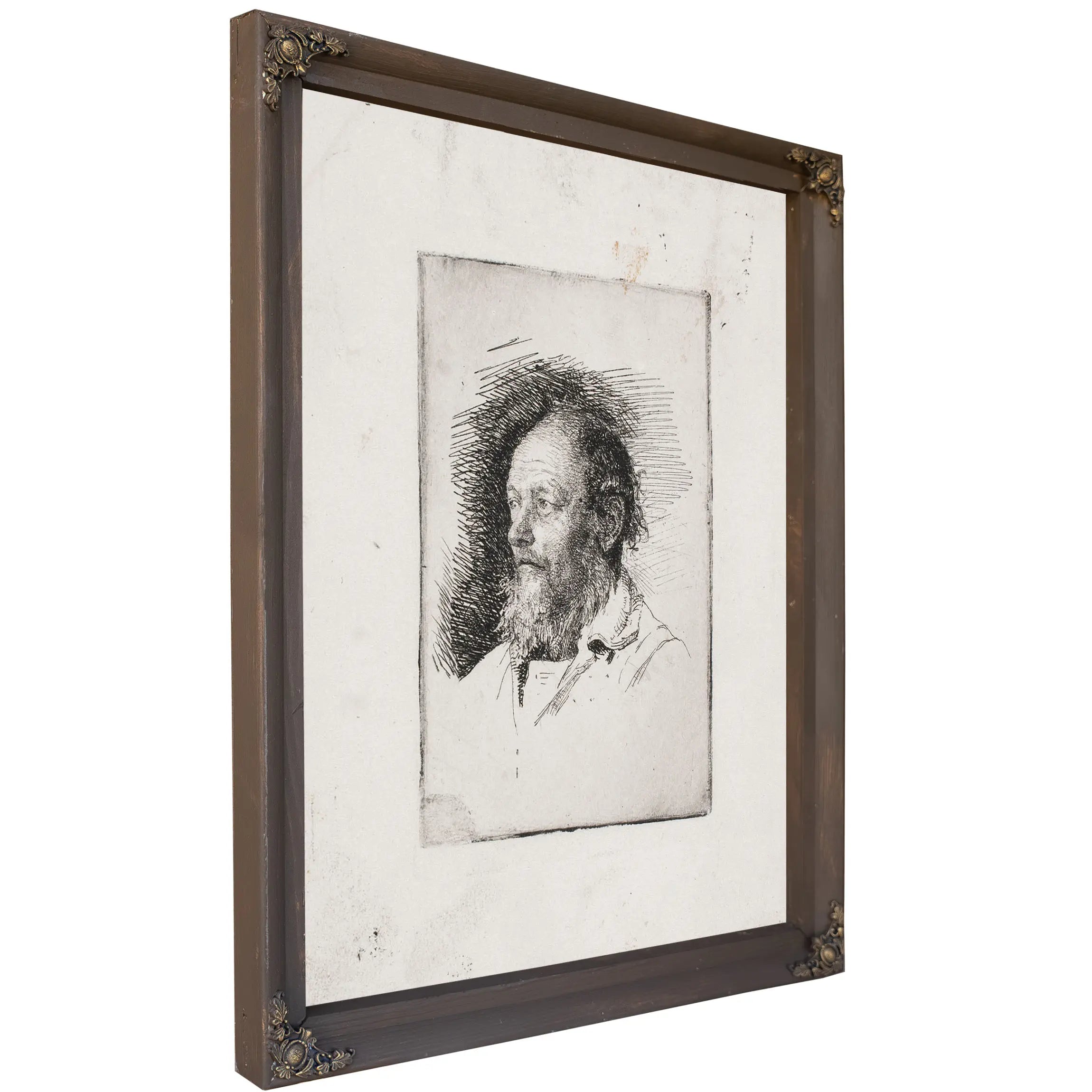 En Gammel Fisker Brystbillede by Carl Bloch