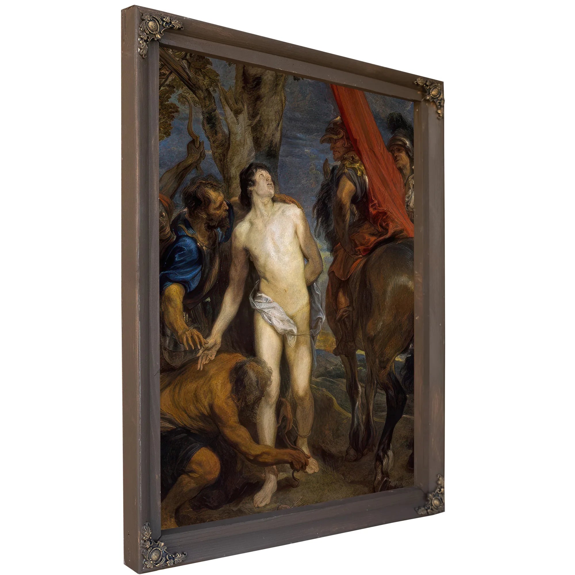 Saint Sebastian Bound For Martyrdom By Anthony Van Dyck Fine Art Print