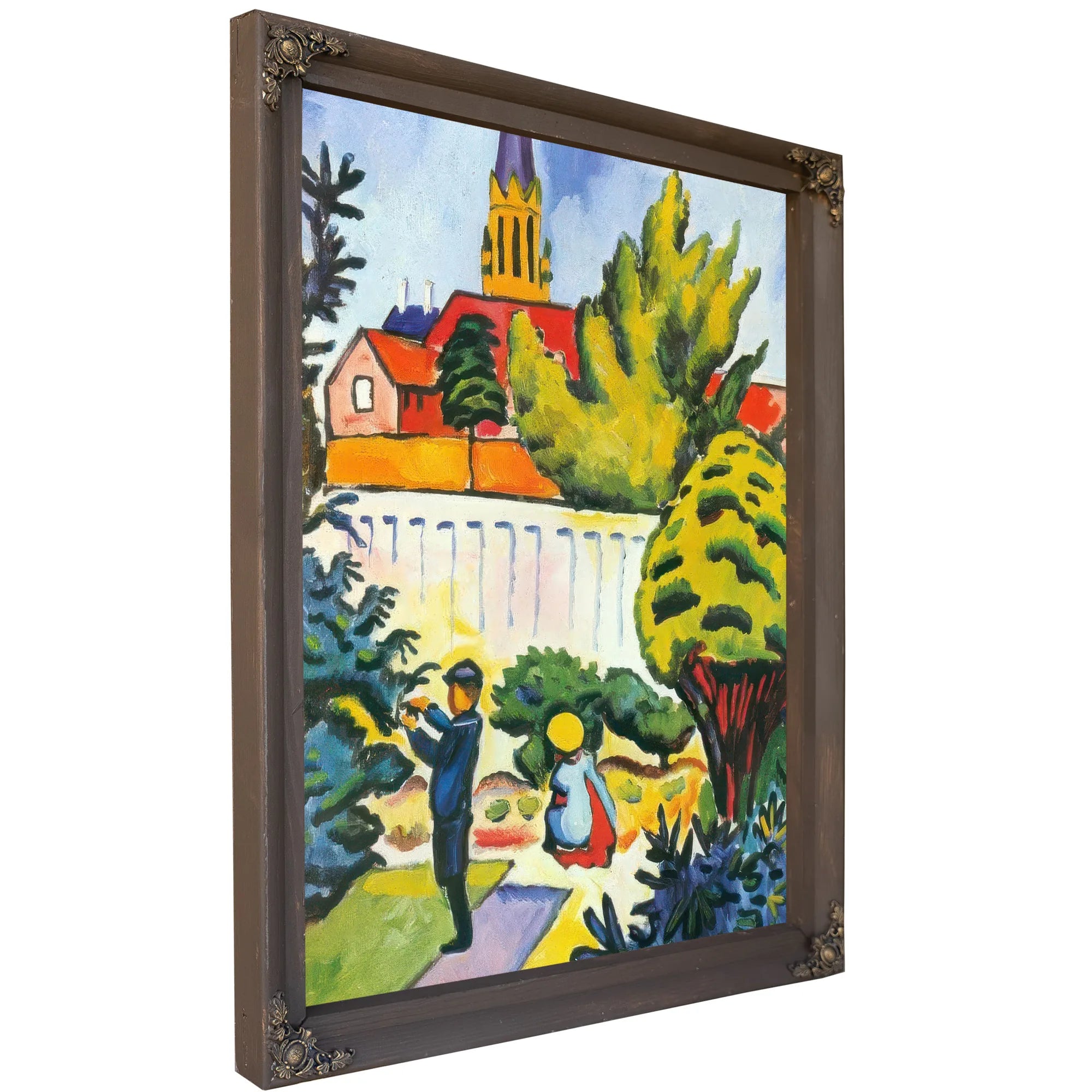Children In A Park By August Macke Fine Art Print