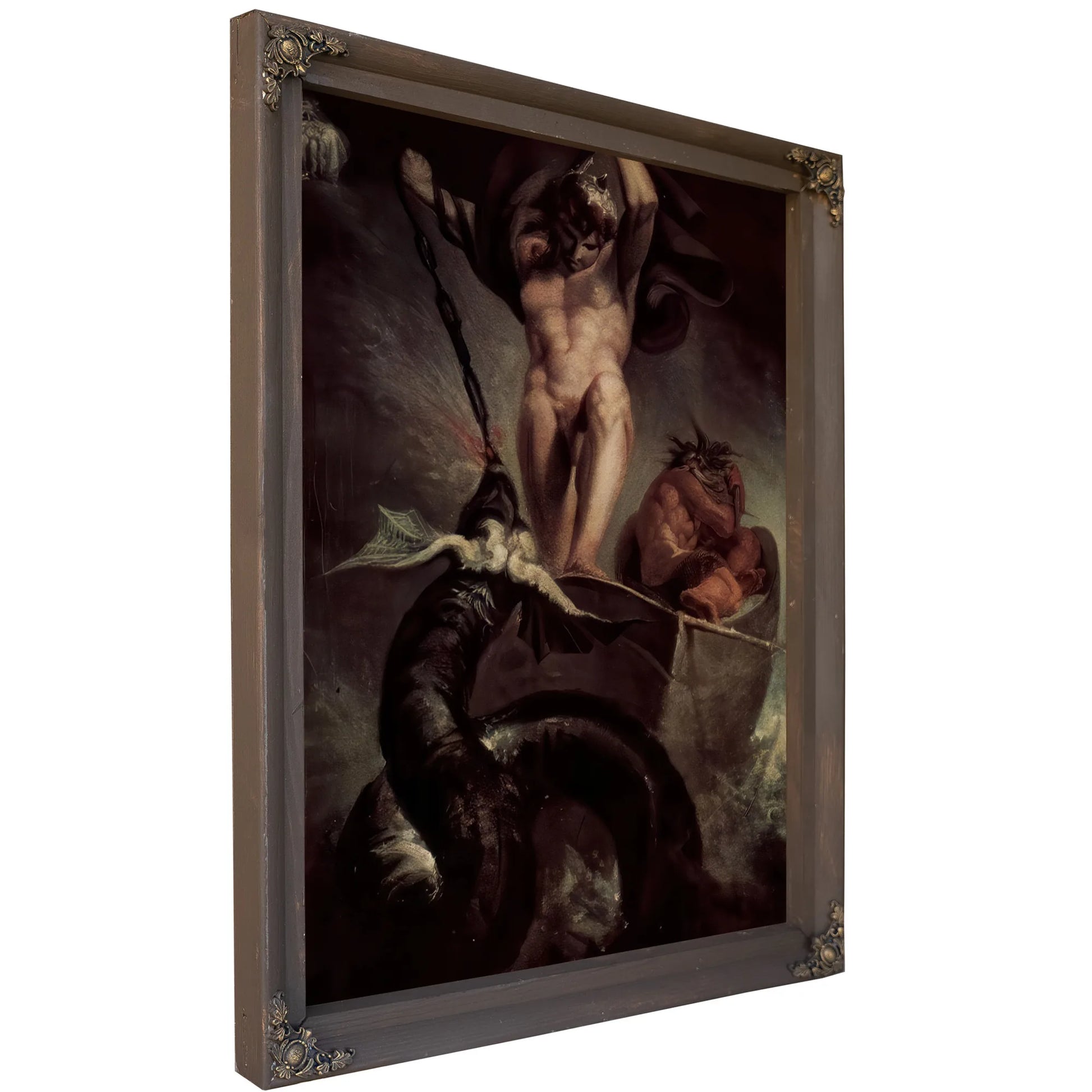 The Battle Of Thor With The Serpent Of Midgard By Henry Fuseli Fine Art Print