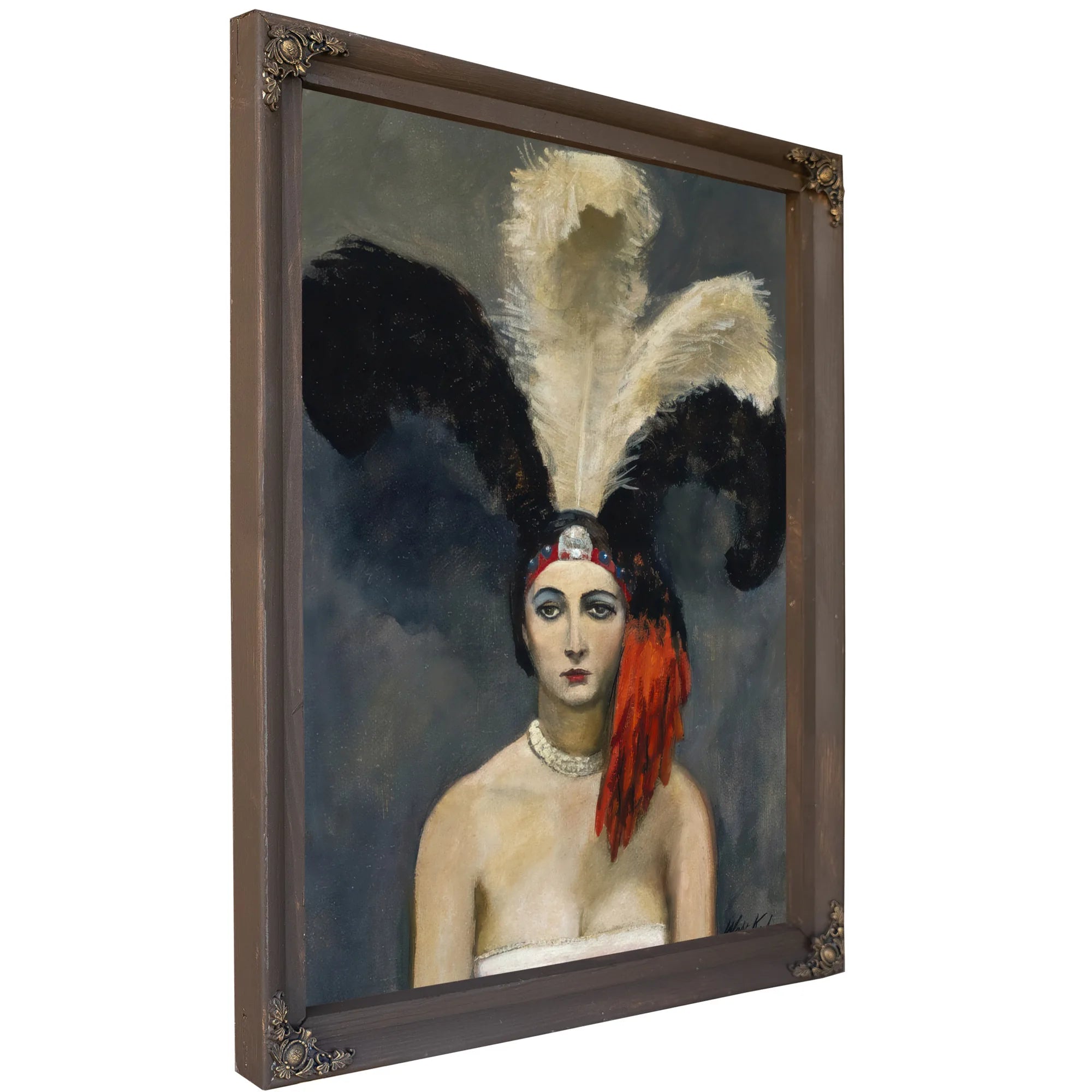 Plumes By Walt Kuhn Fine Art Print