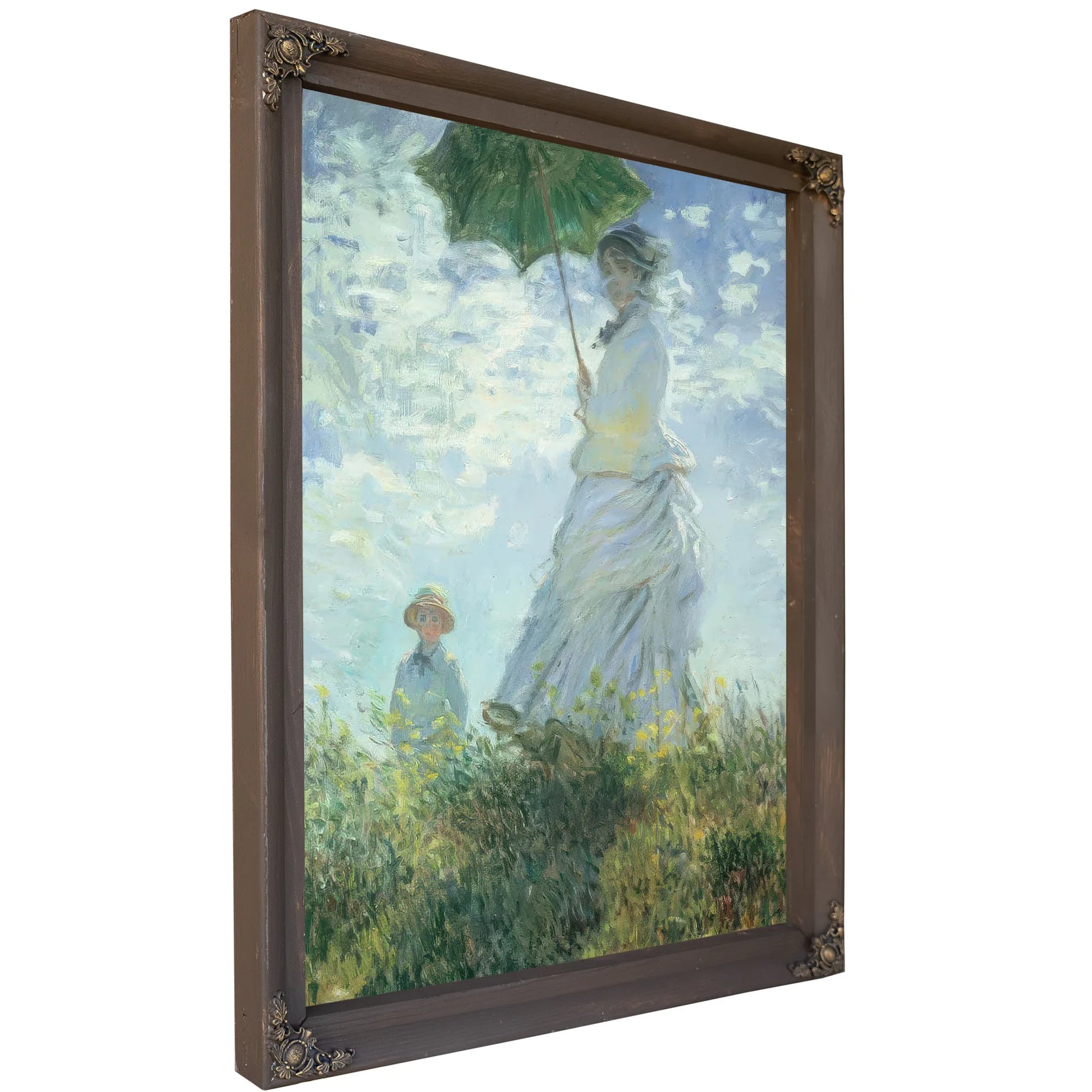 The Walk Lady With Parasol By Claude Monet Fine Art Print