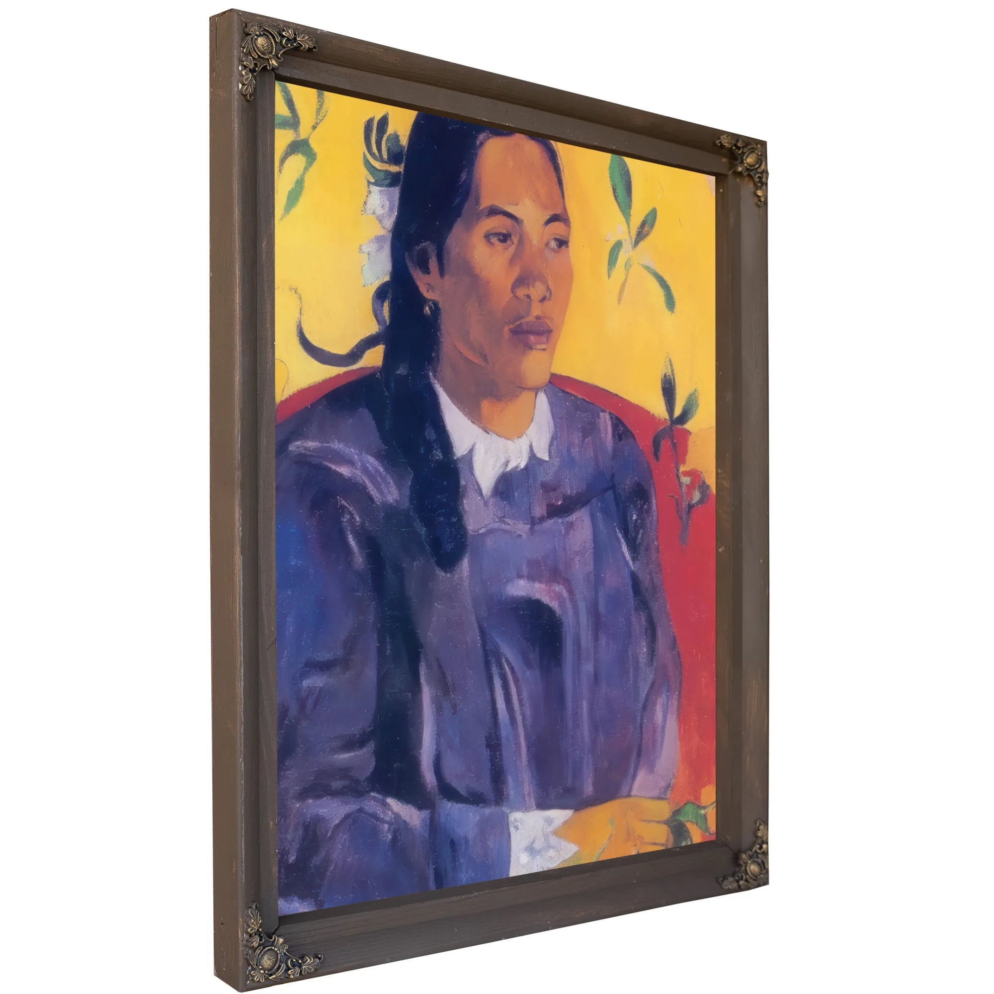 Vahine No Te Tiare ( Woman With A Flower) By Paul Gauguin Fine Art Print