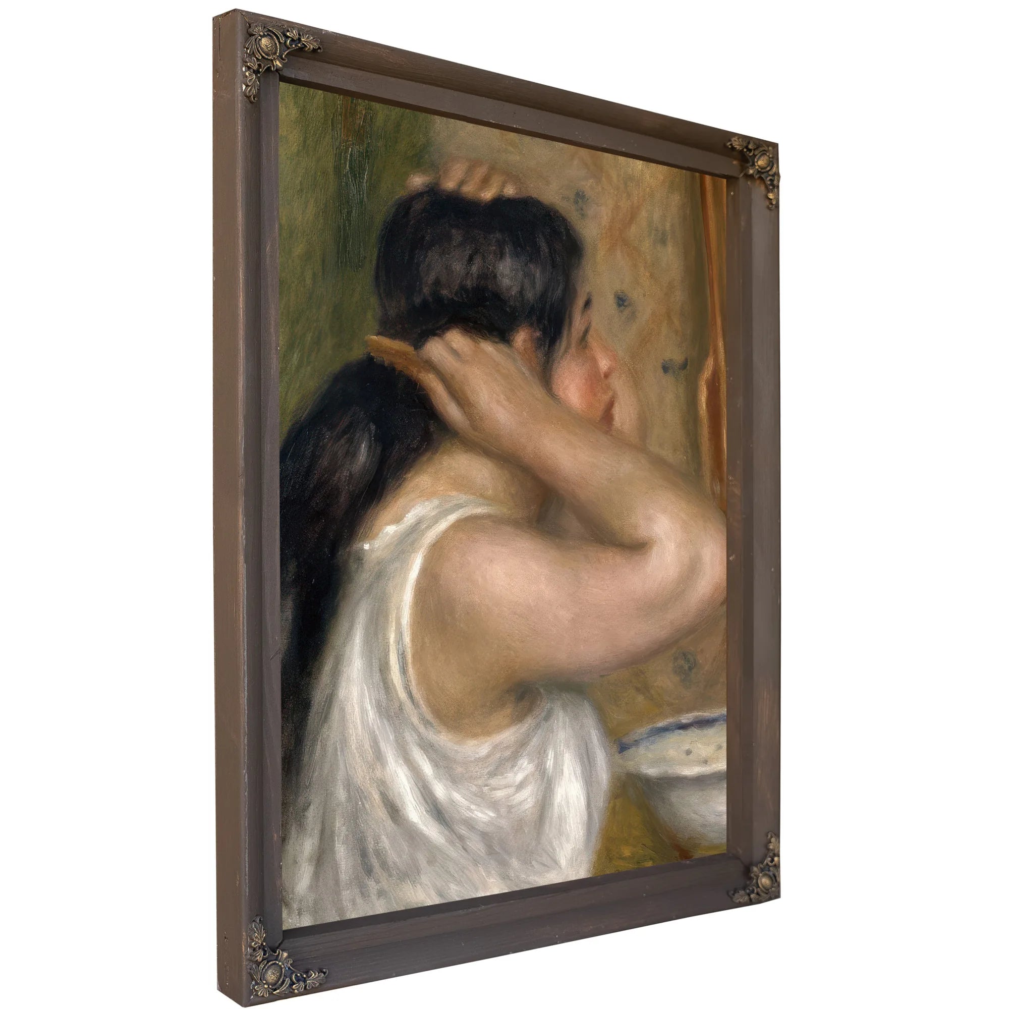 The Toilette, Woman Combing Her Hair (La Toilette, Femme Se Peignant) By Pierre Auguste Renoir Fine Art Print