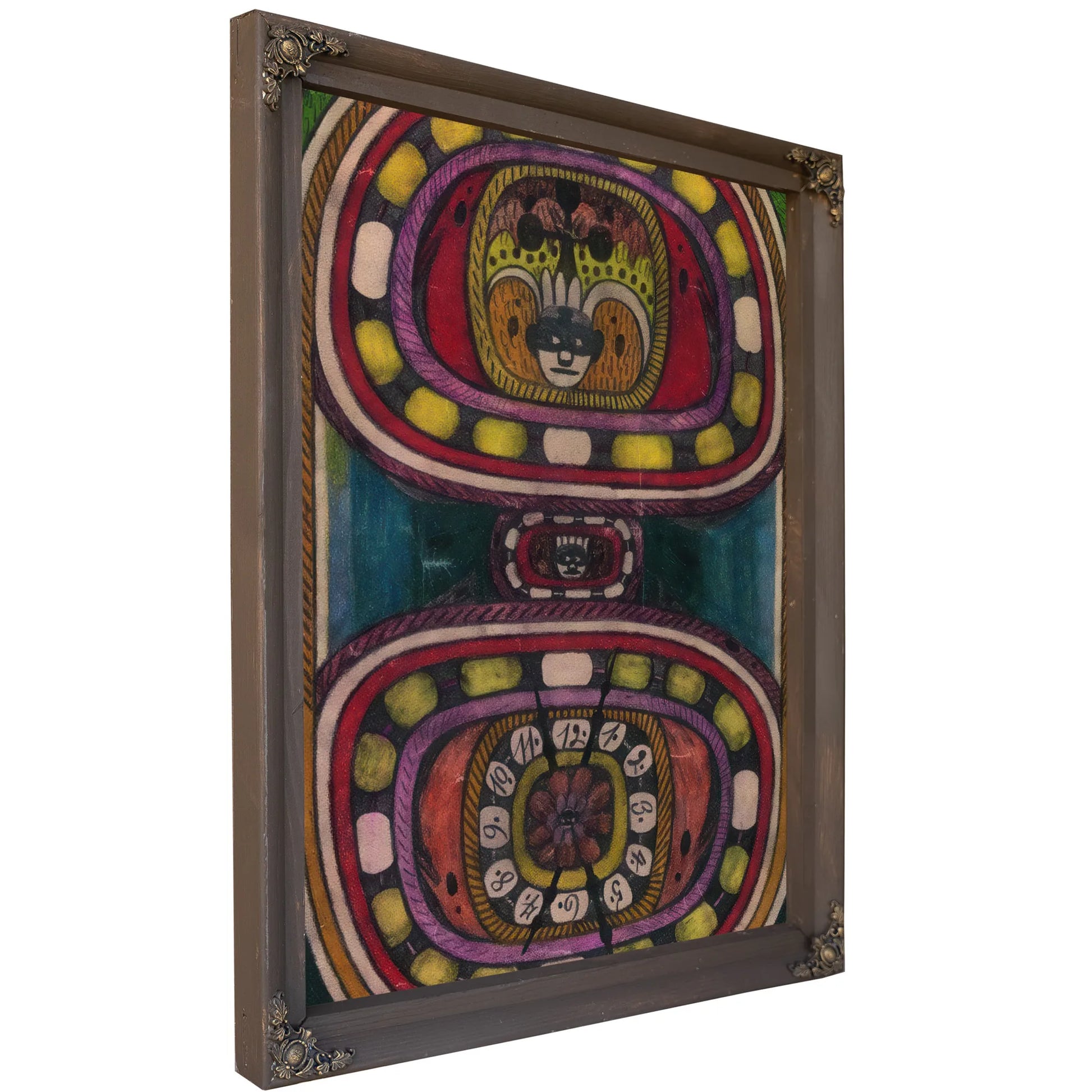Cleopatra St Adolf Ring Giant City In India 1915 By Adolf Wolfli Fine Art Print