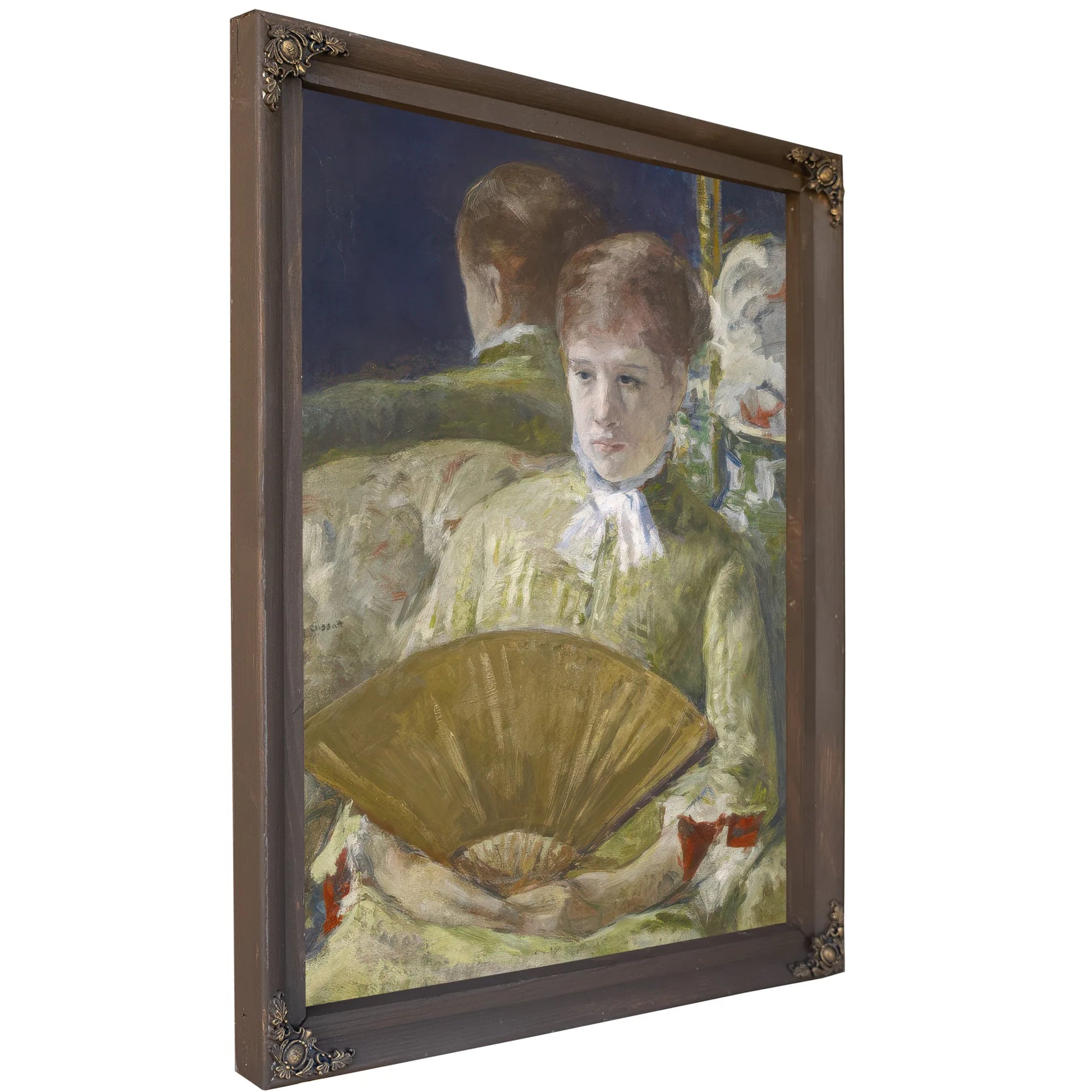 Miss Mary Ellison By Mary Cassatt Fine Art Print
