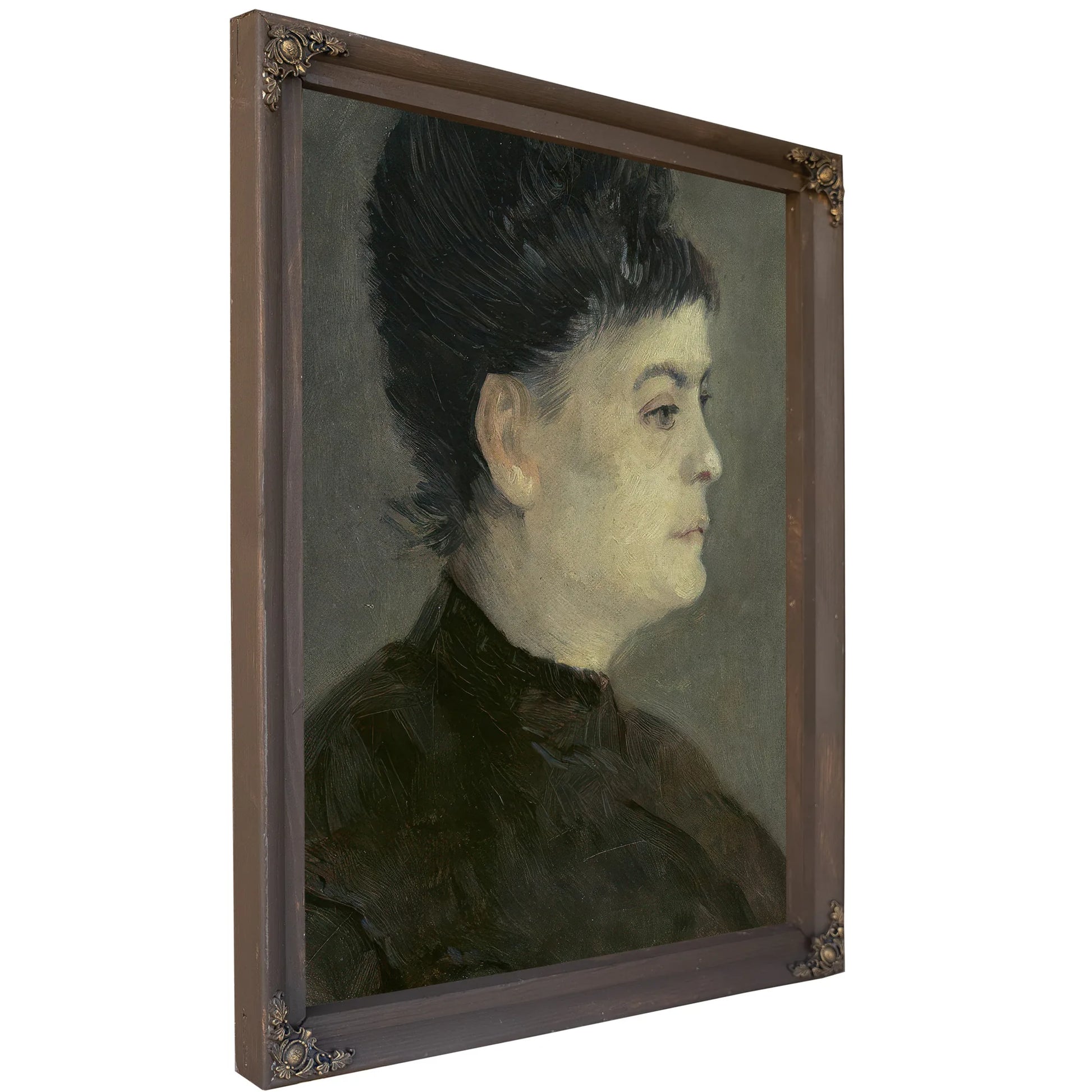 Portrait Of Agostina Segatori By Vincent Van Gogh Fine Art Print