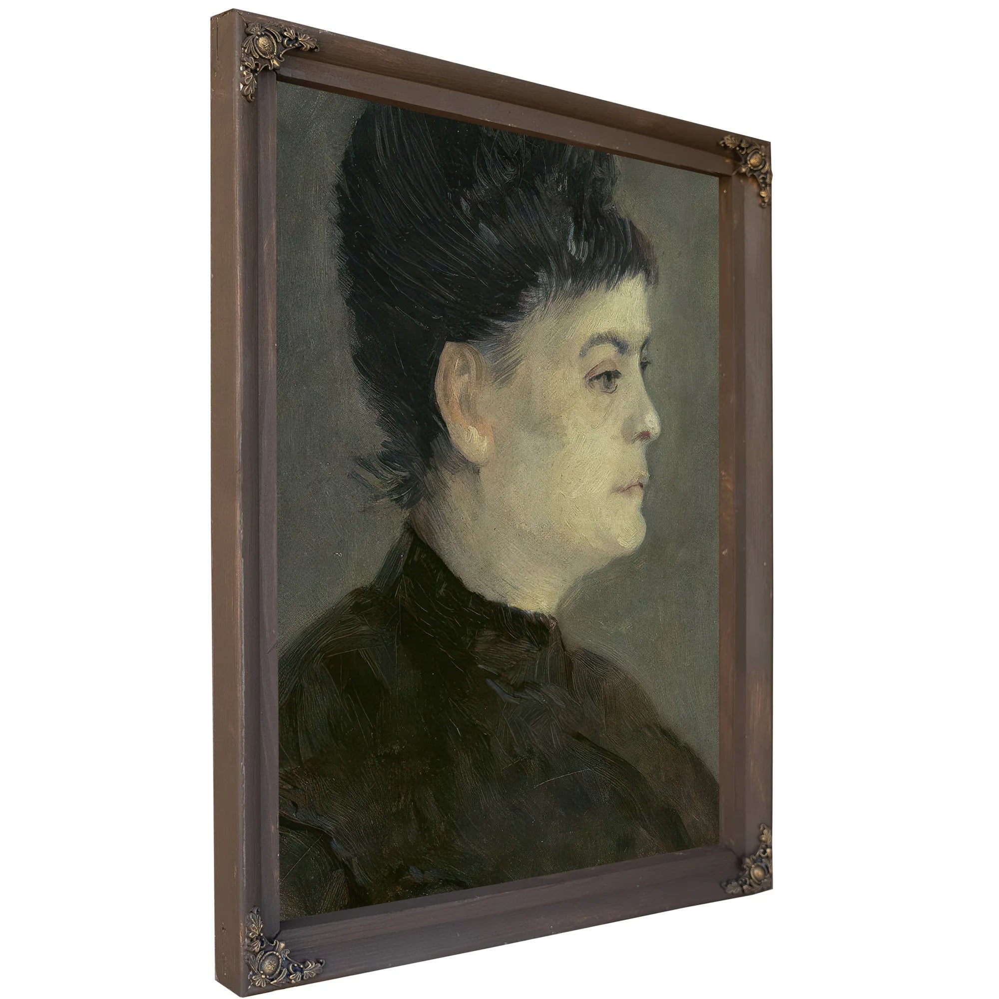 Portrait Of Agostina Segatori By Vincent Van Gogh Fine Art Print