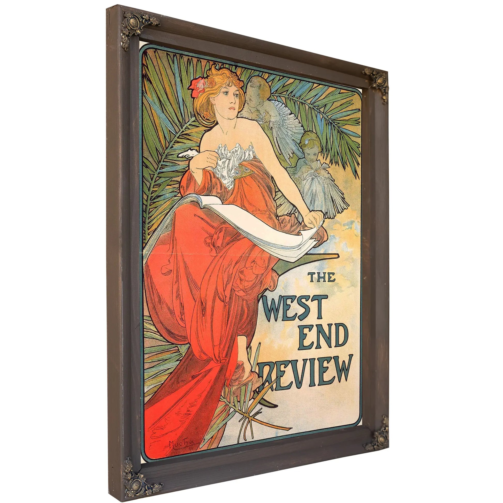 The West End Review by Alphonse Mucha