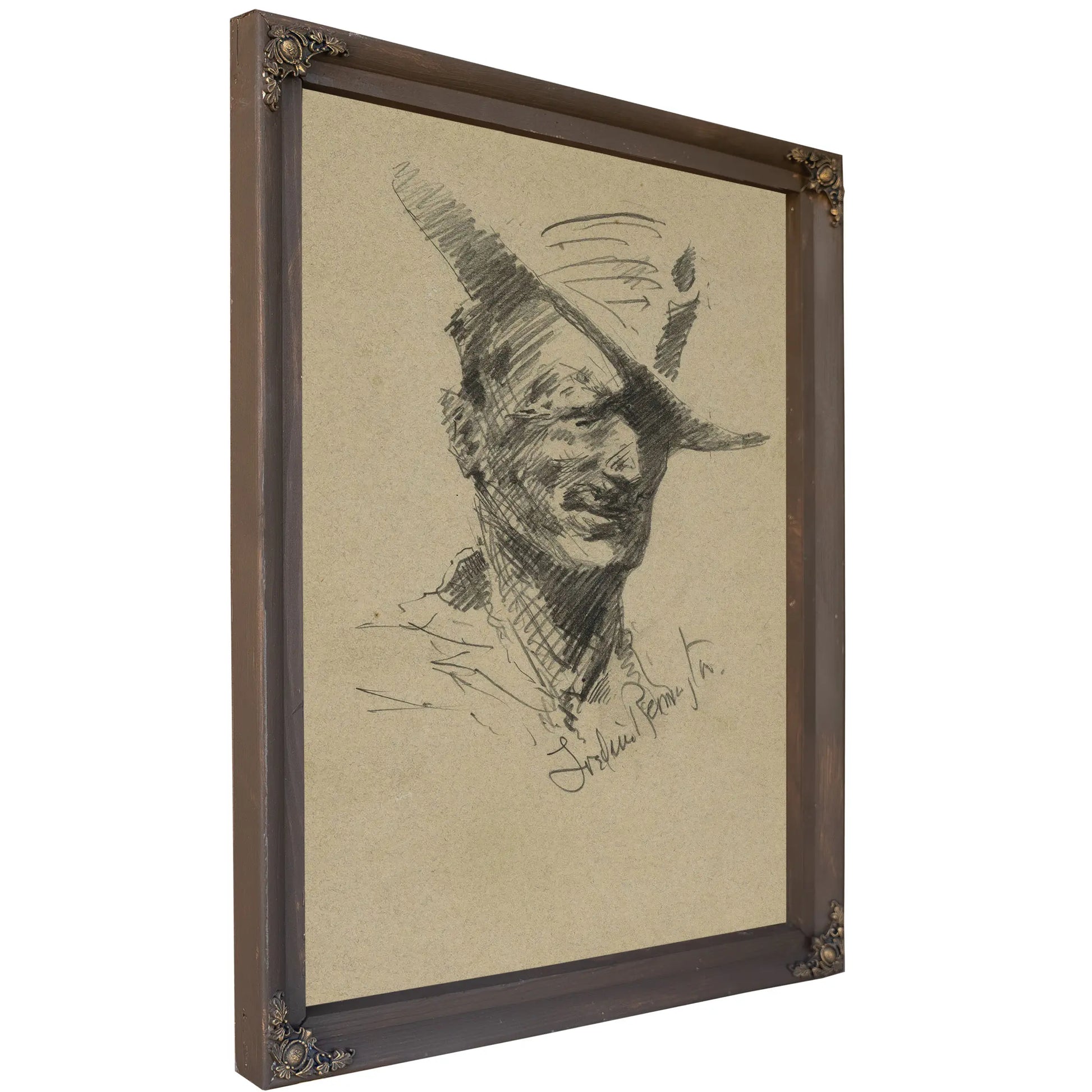 Self Portrait by Frederic Remington