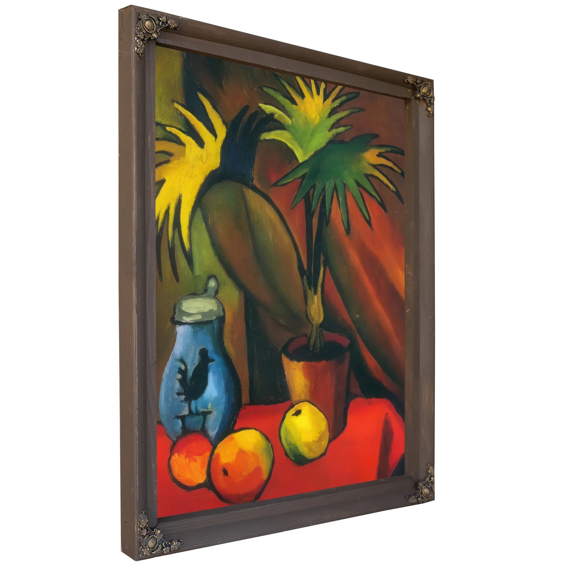 Still Life With Palm Leaves By August Macke Fine Art Print