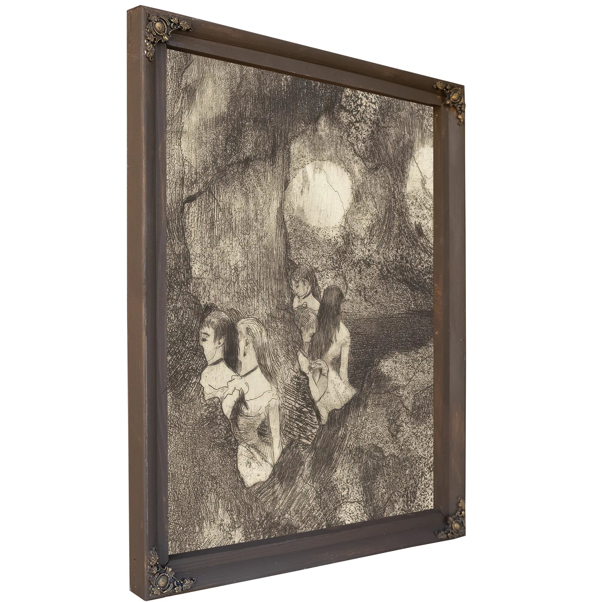 Dancers In The Wings (Danseuses Dans La Coulisse) By Edgar Degas Fine Art Print