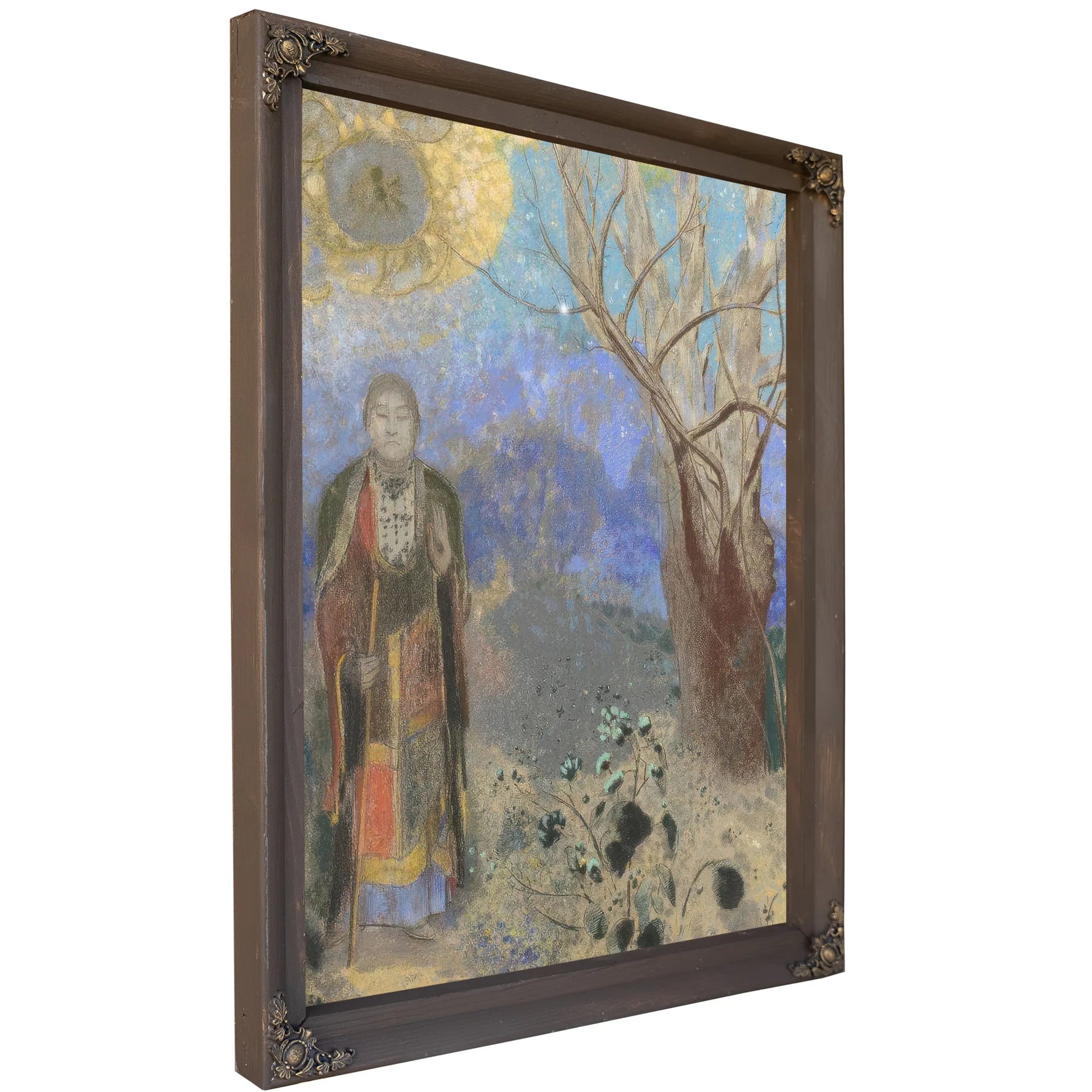 Buddha Pastel 90X73Cm Musee Dorsay By Odilon Redon Fine Art Print