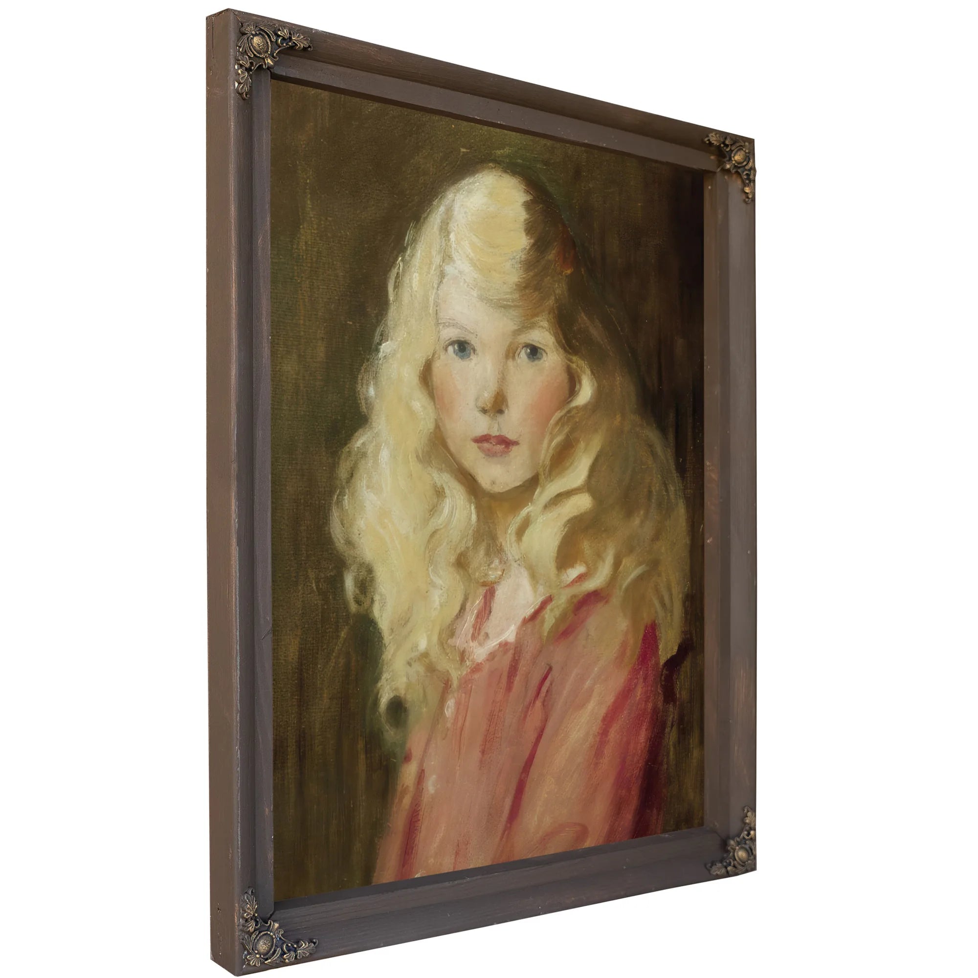 Portrait Of A Girl By Jessie Willcox Smith Fine Art Print