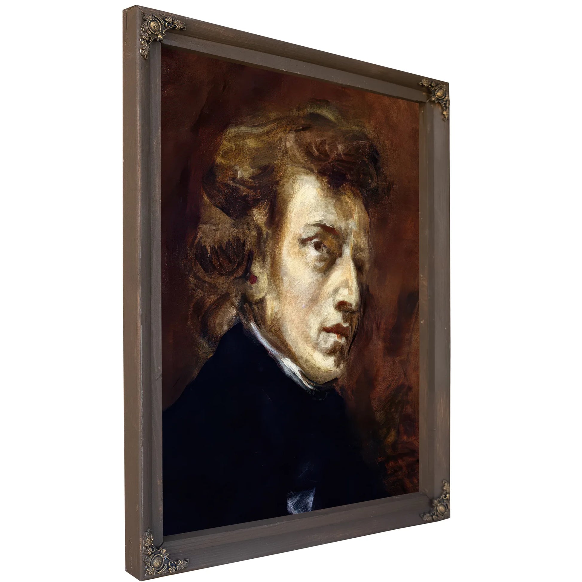 Frederic Chopin (1810 49) By Ferdinand Victor Eugene Delacroix Fine Art Print