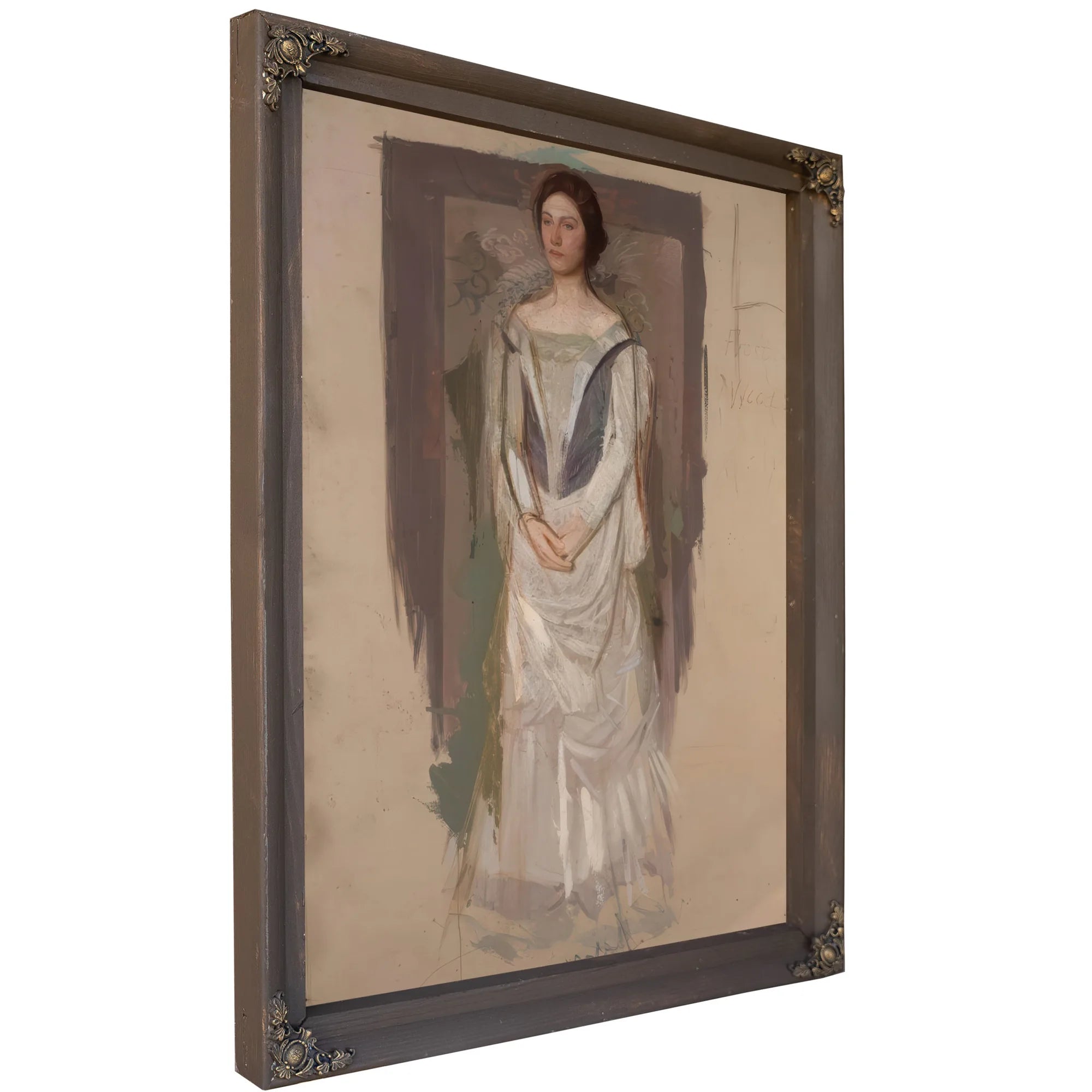 Standing Woman By Abbott Handerson Thayer Fine Art Print