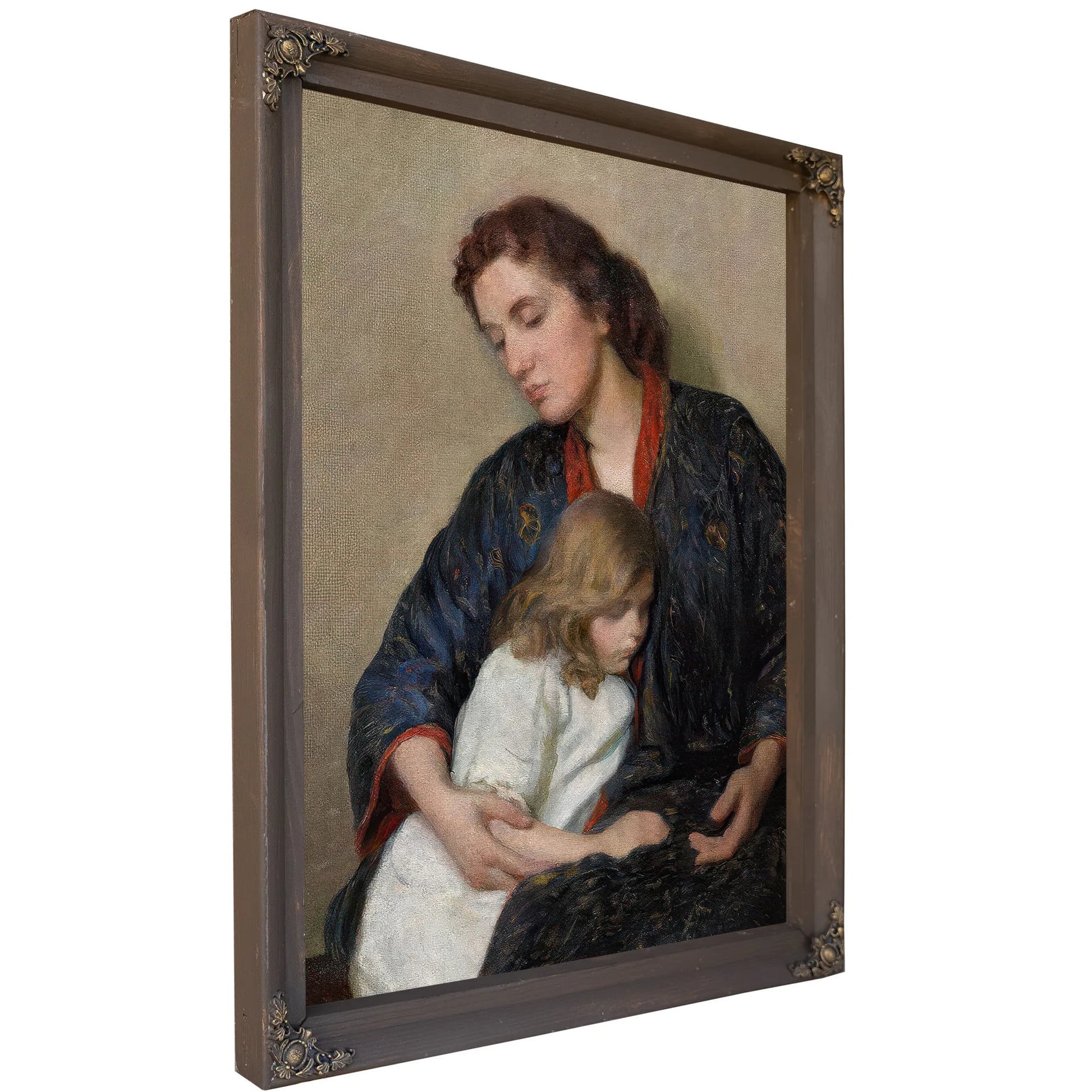 Mother, Sara And The Baby By Mary Cassatt Fine Art Print