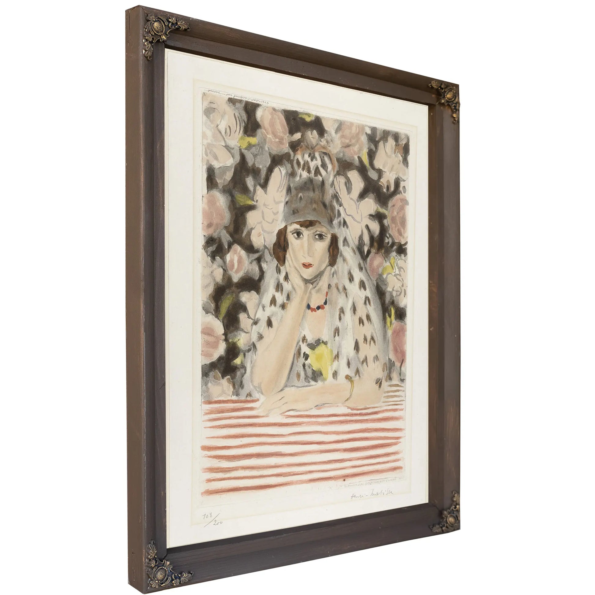 Espagnole A La Mantille (Spanish Woman With Mantilla) by Henri Matisse