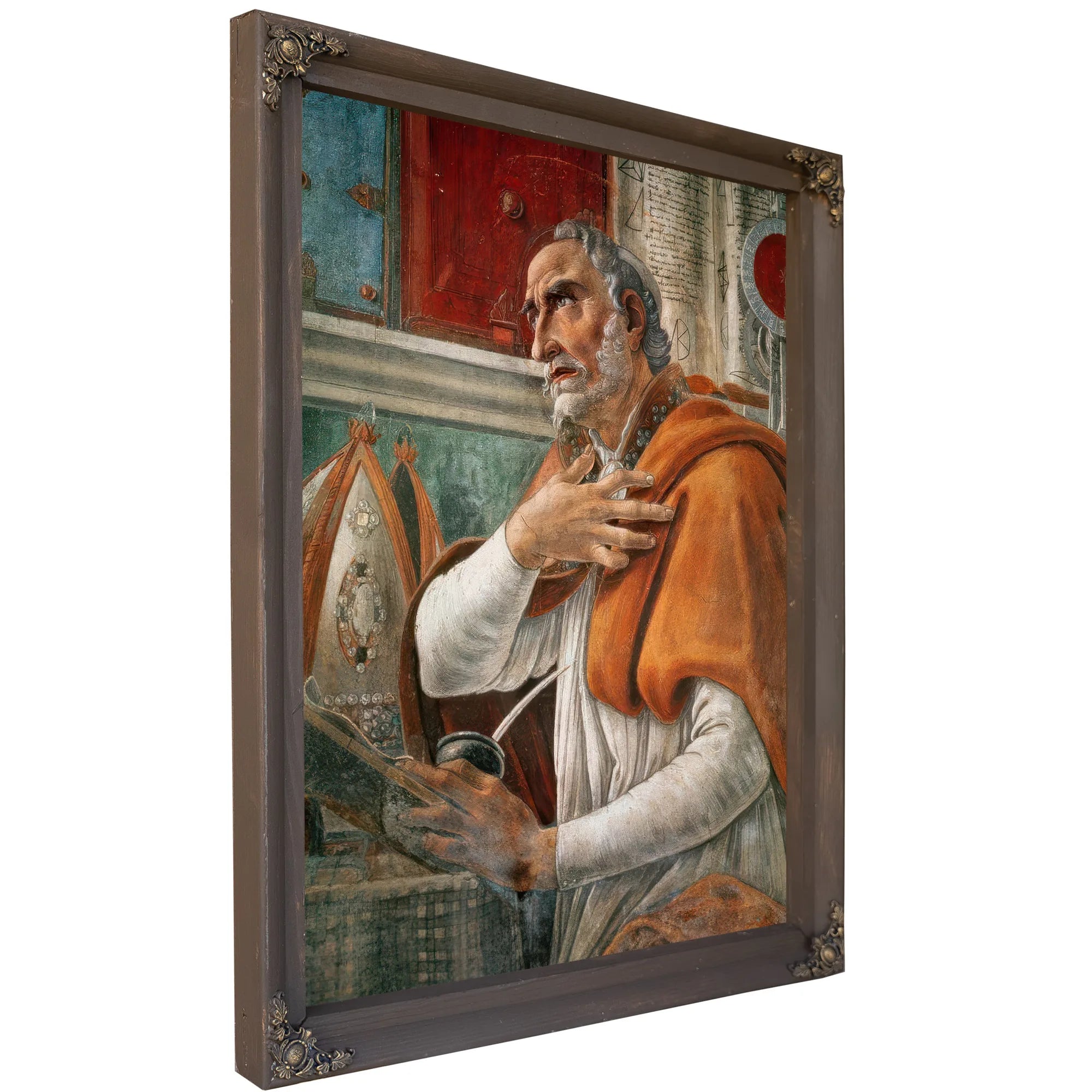 St. Augustine In His Cell By Sandro Botticelli Fine Art Print