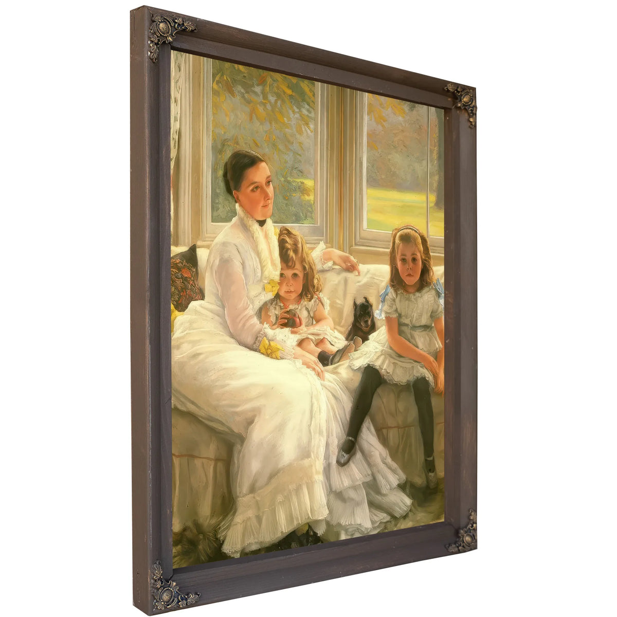 The Chapple Gill Family Of Lower Lea, Woolton By James Tissot Fine Art Print