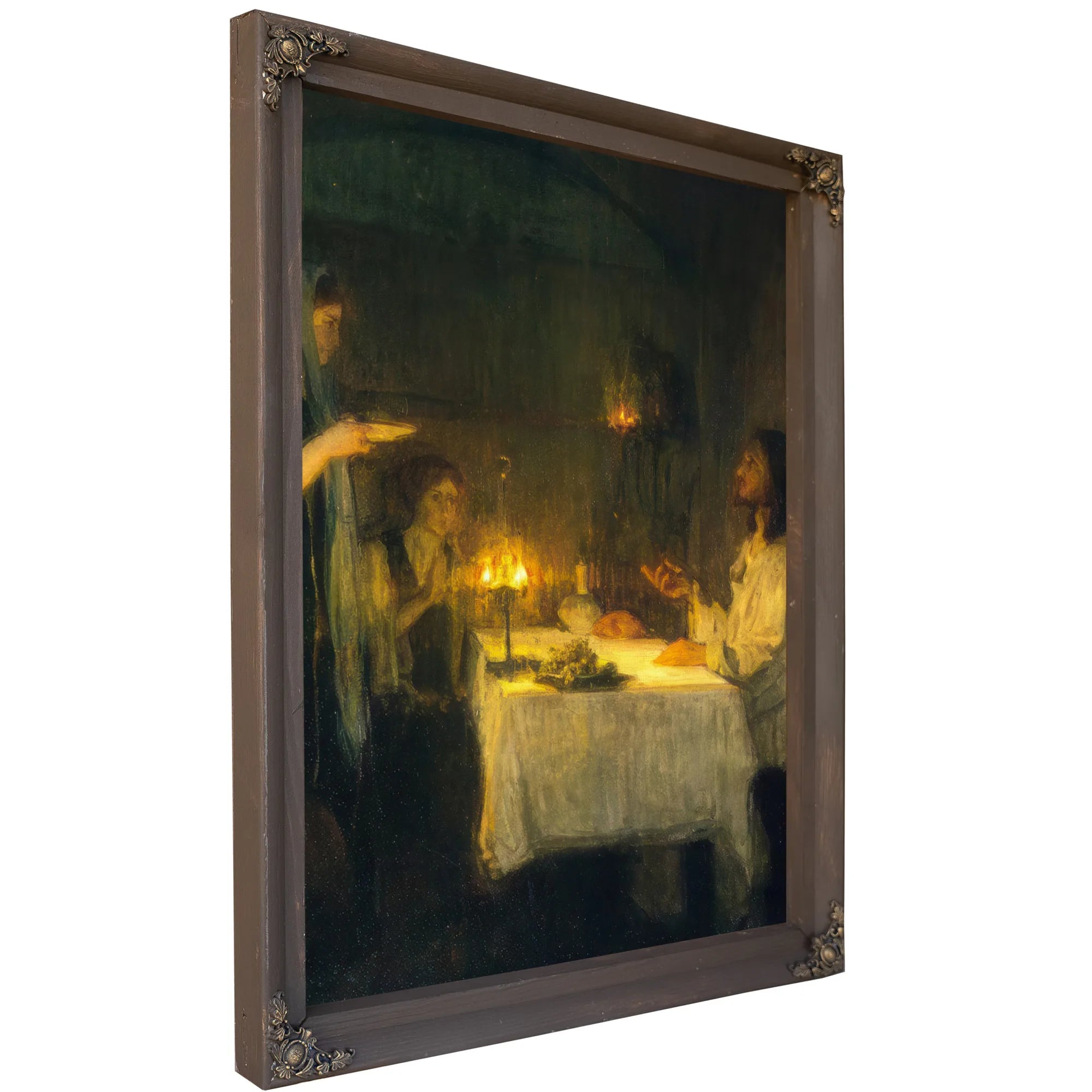 Christ At The Home Of Mary And Martha By Henry Ossawa Tanner Fine Art Print