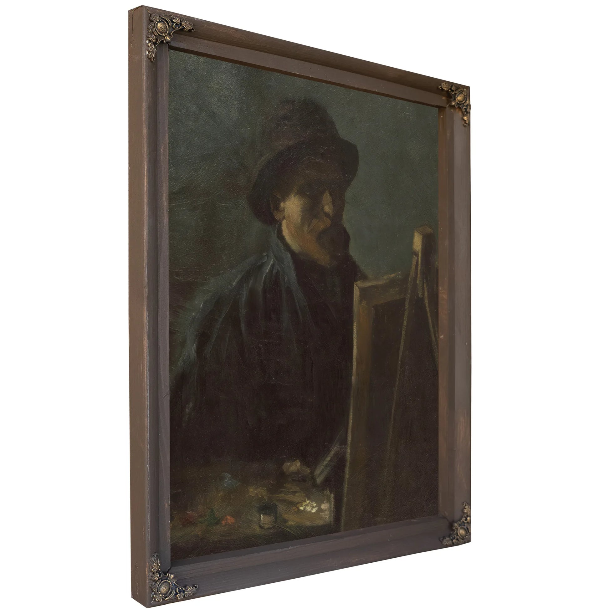 Self Portrait As A Painter Sept. 1886 Paris By Vincent Van Gogh Fine Art Print