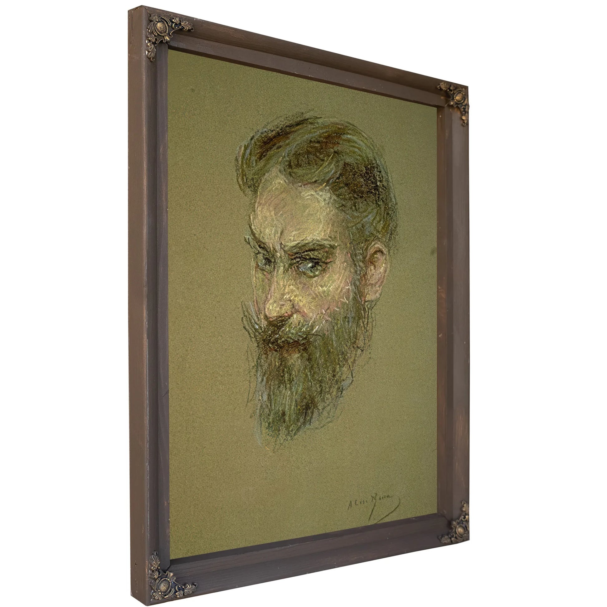 George Bernard Shaw By Alice Pike Barney Fine Art Print