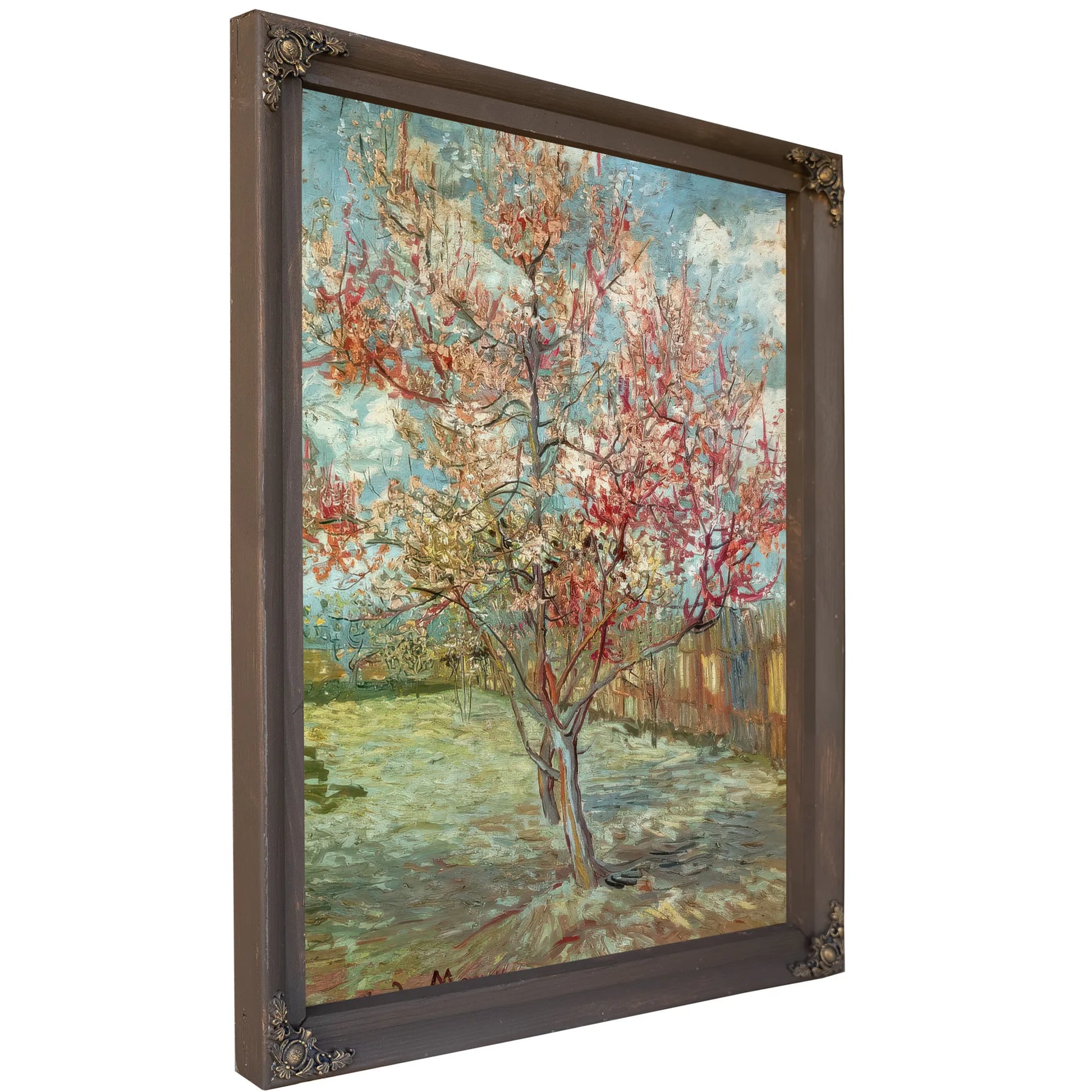 Pink Peach Trees By Vincent Van Gogh Fine Art Print