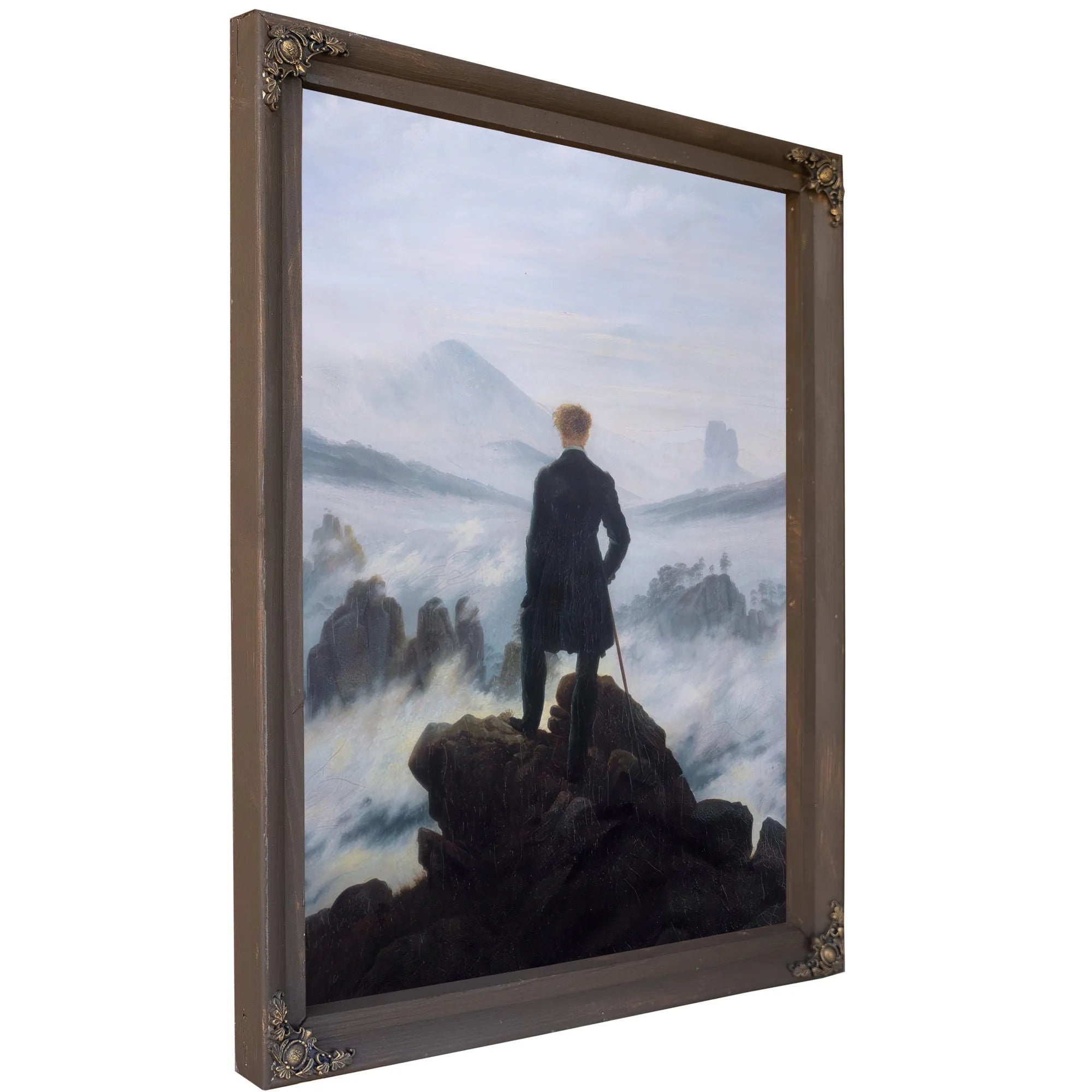 The Wanderer Above The Sea Of Fog 1818 By Caspar David Friedrich Fine Art Print