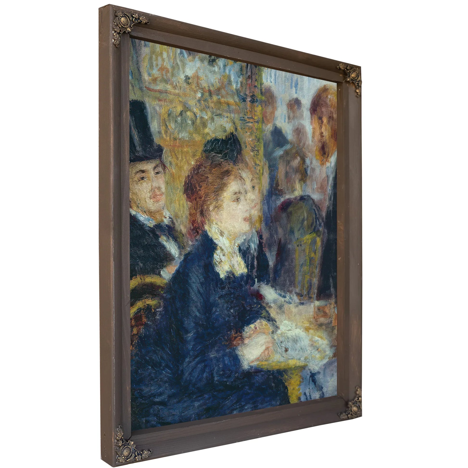 At The Cafe By Pierre Auguste Renoir Fine Art Print