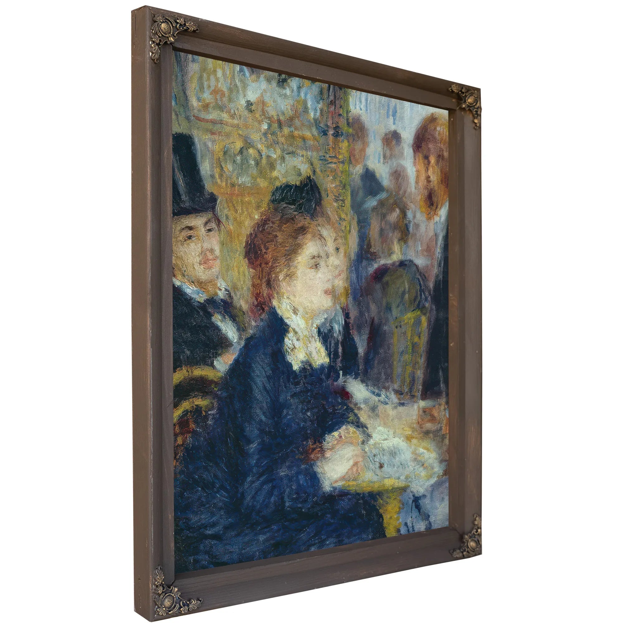 At The Cafe By Pierre Auguste Renoir Fine Art Print