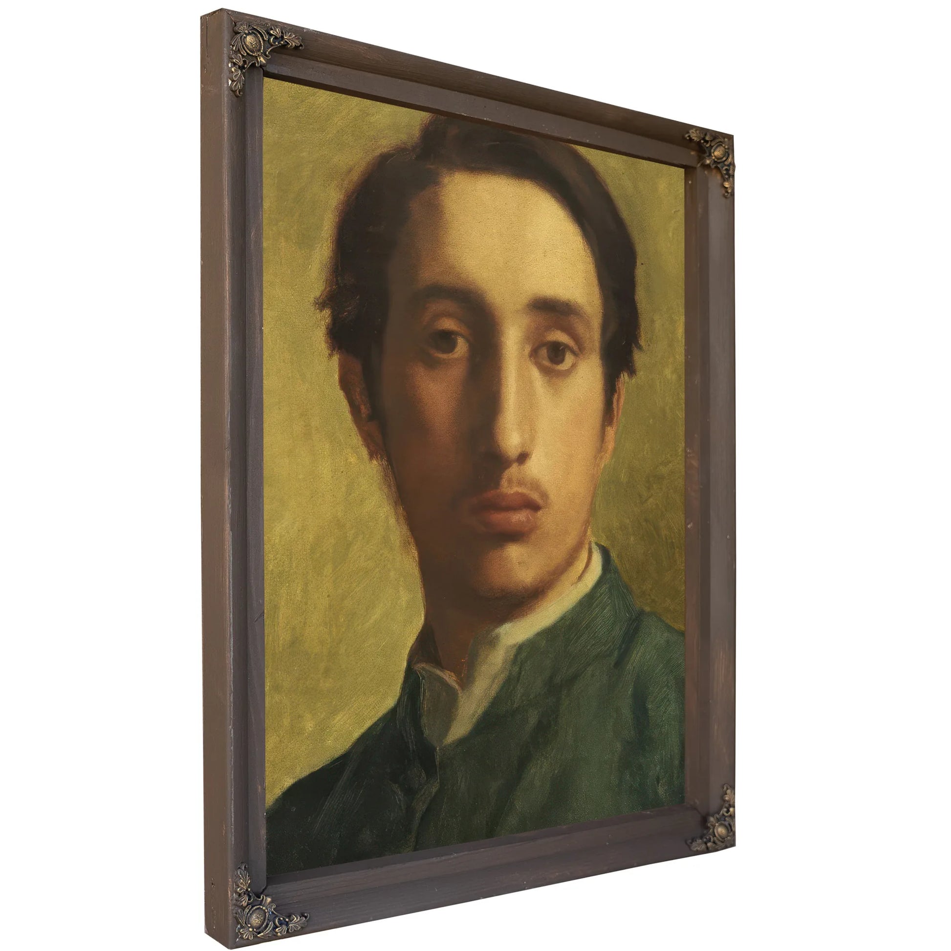 Degas In A Green Waistcoat By Edgar Degas Fine Art Print
