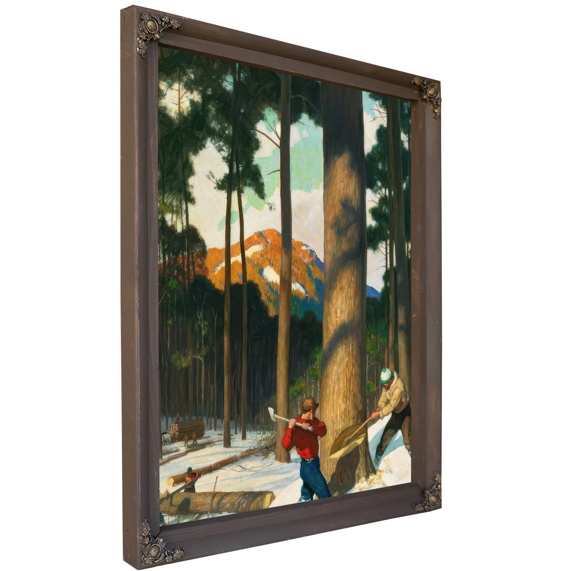 Lumber (2) By NC Wyeth Fine Art Print
