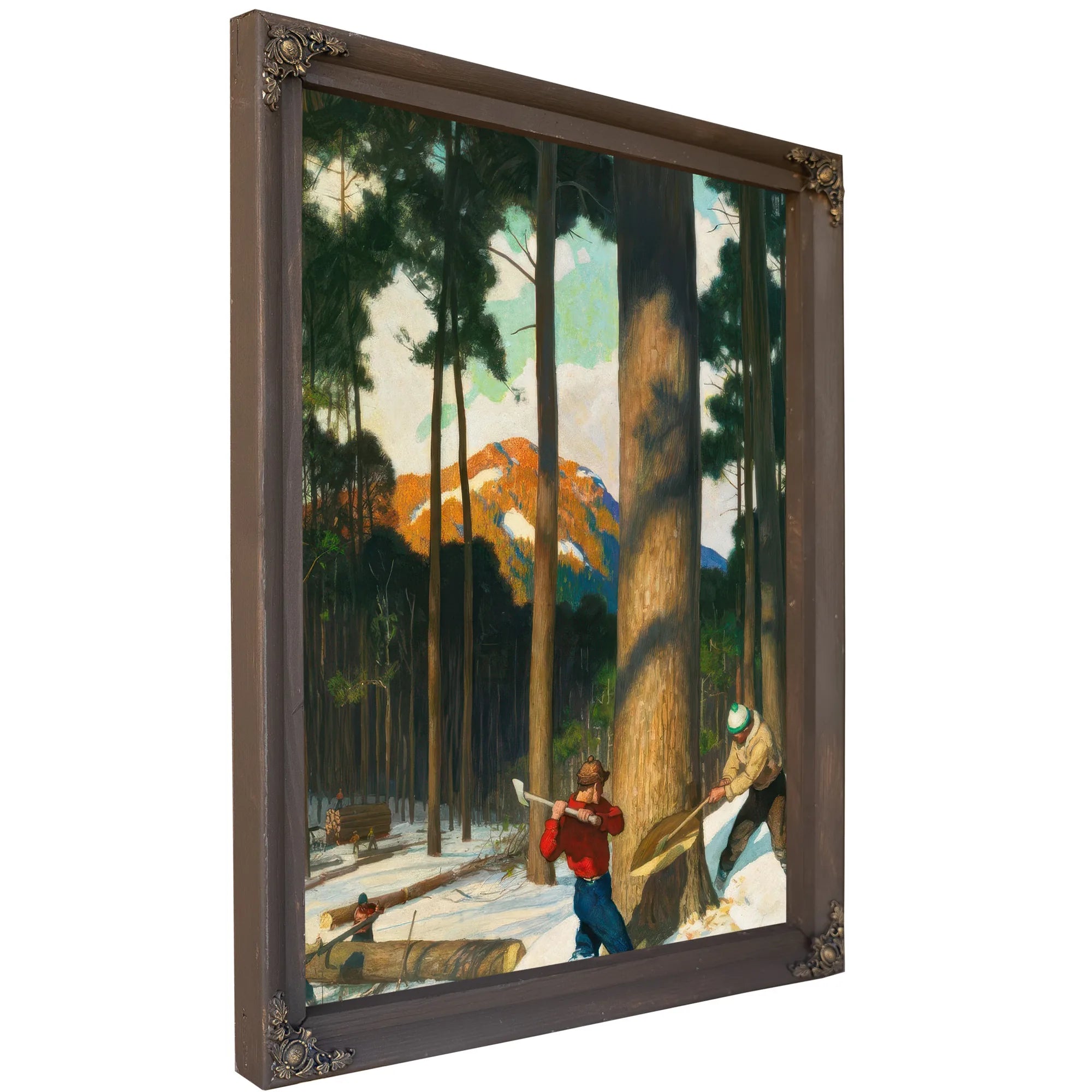 Lumber (2) By NC Wyeth Fine Art Print