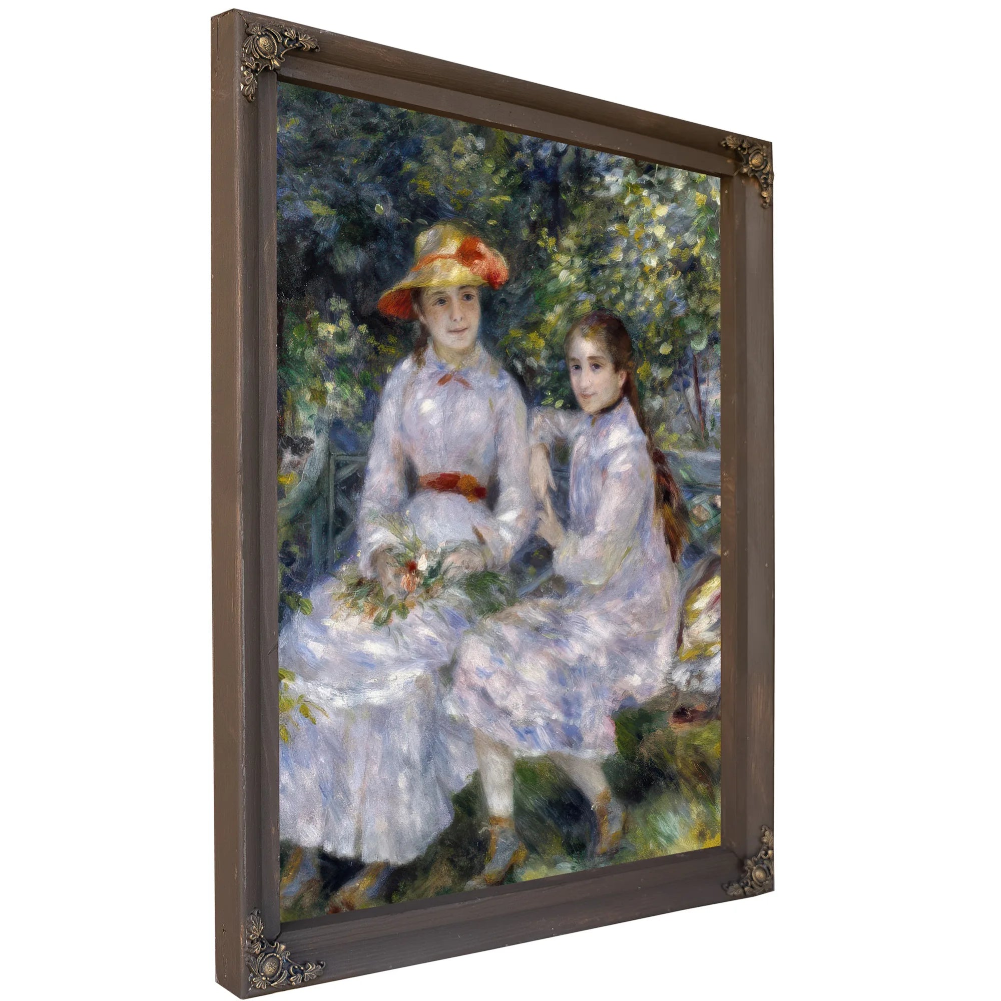 The Daughters Of Durand Ruel By Pierre Auguste Renoir Fine Art Print