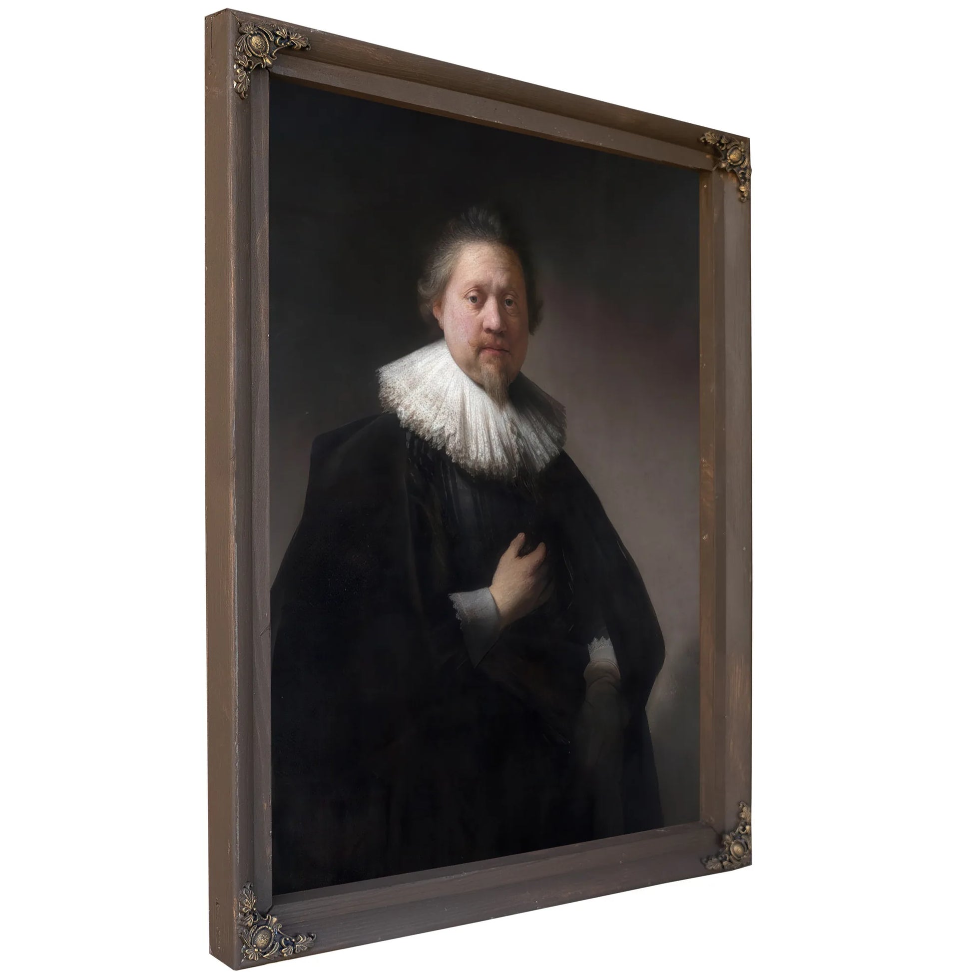 Portrait Of A Man By Rembrandt Fine Art Print