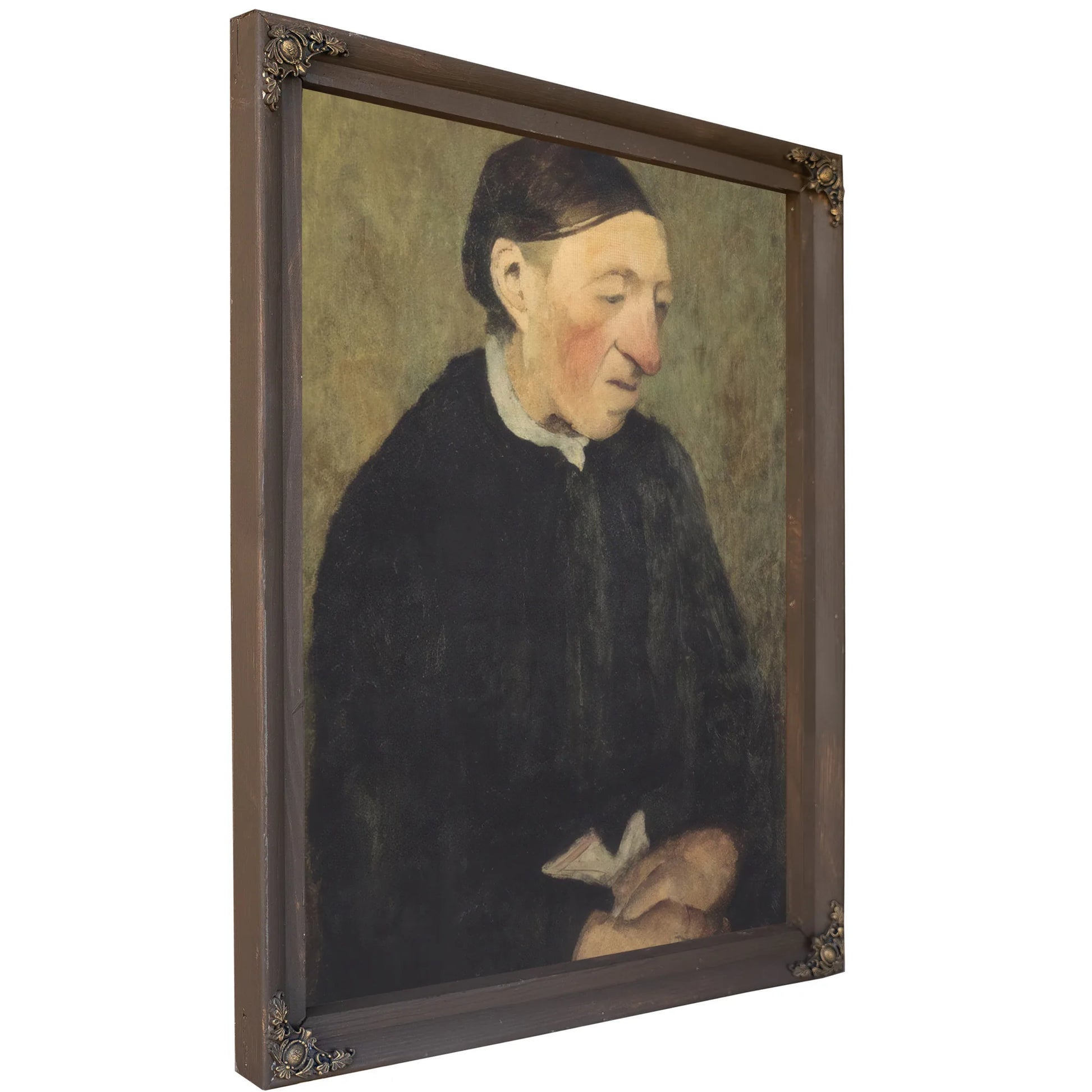 Old Woman With Handkerchief By Paula Modersohn Becker Fine Art Print
