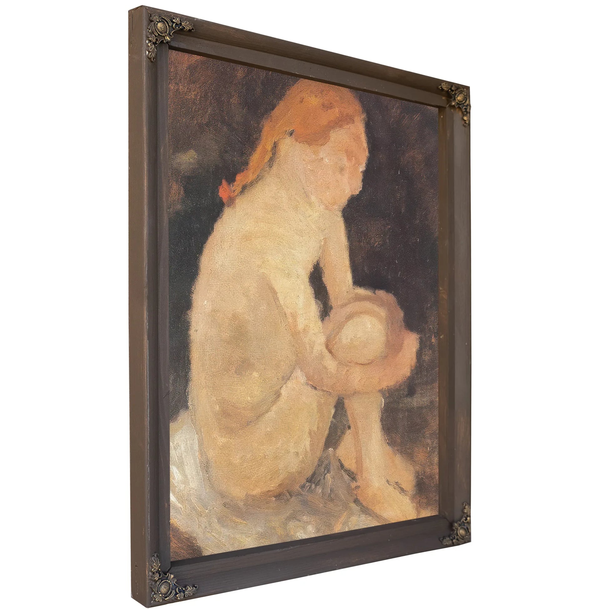 Seated Girl By Paula Modersohn Becker Fine Art Print