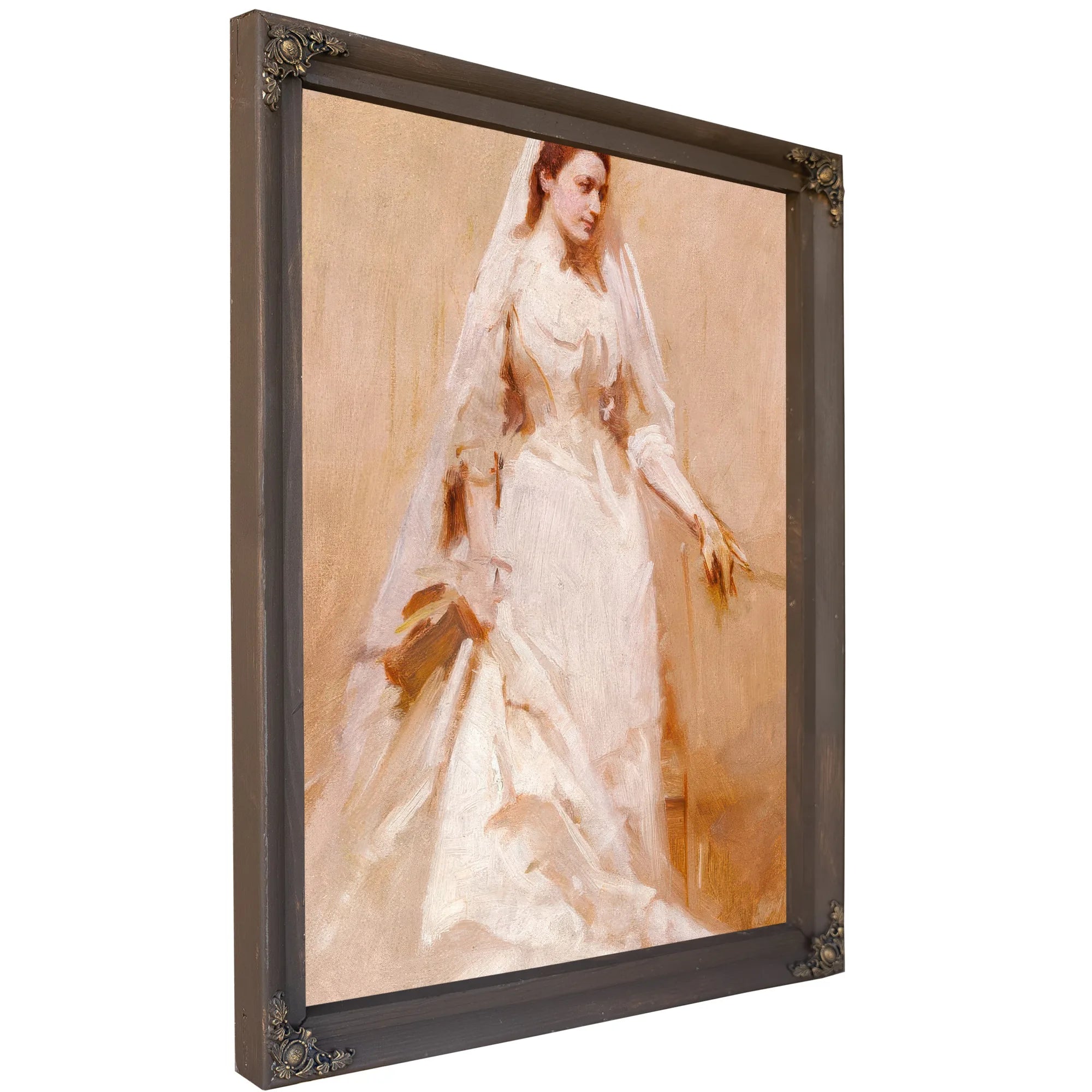 A Bride By Abbott Handerson Thayer Fine Art Print