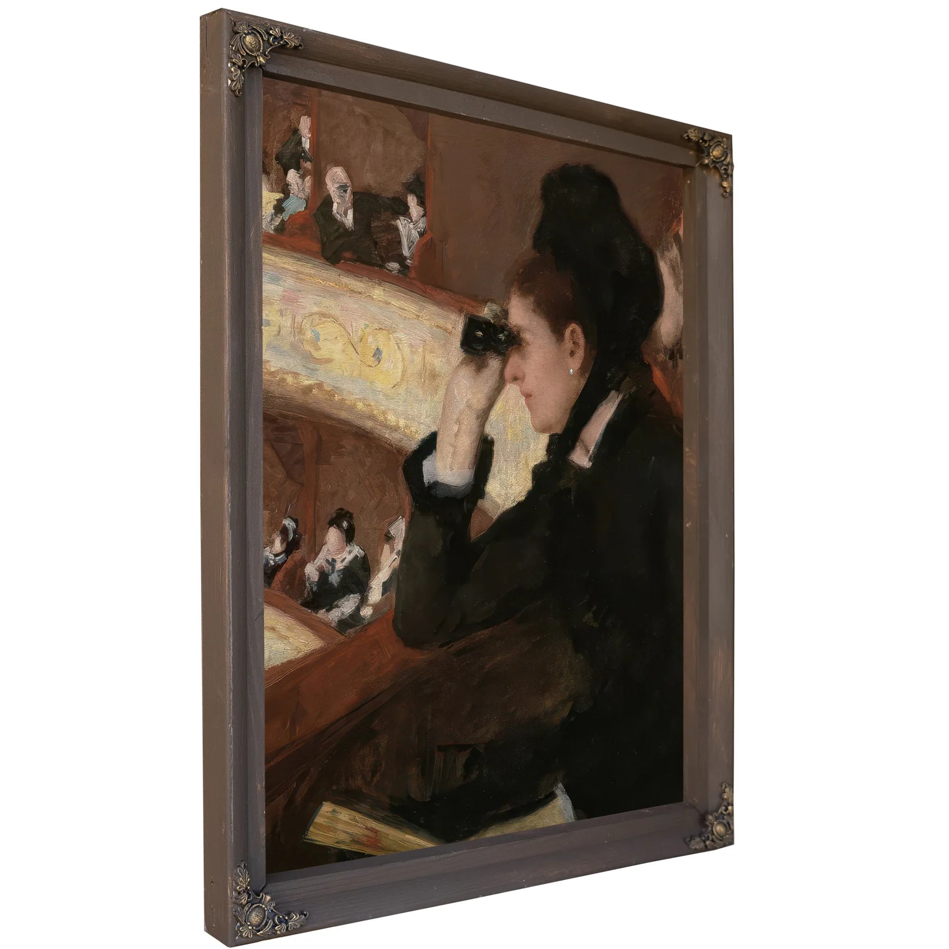 In The Loge By Mary Cassatt Fine Art Print