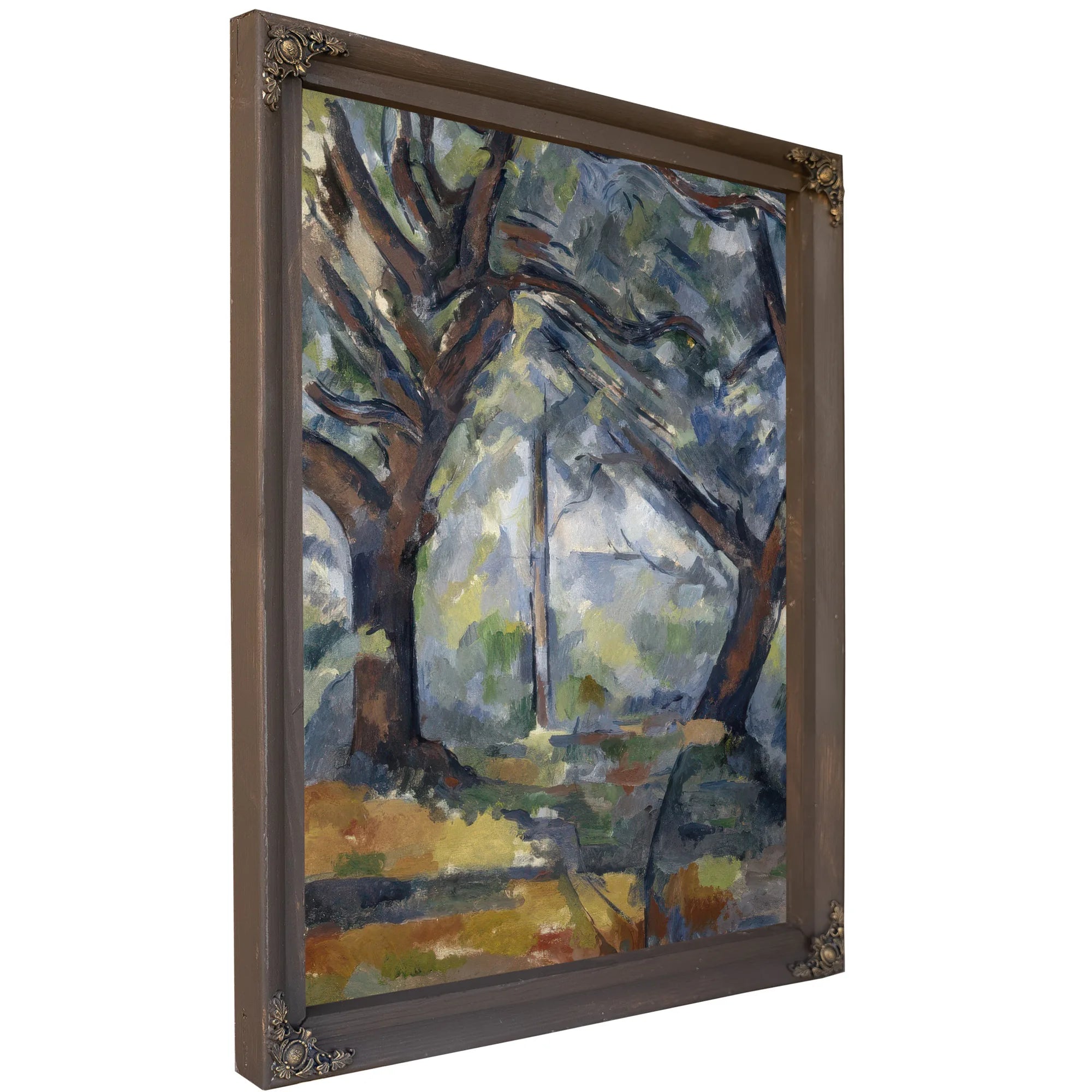 The Big Trees By Paul Cezanne Fine Art Print
