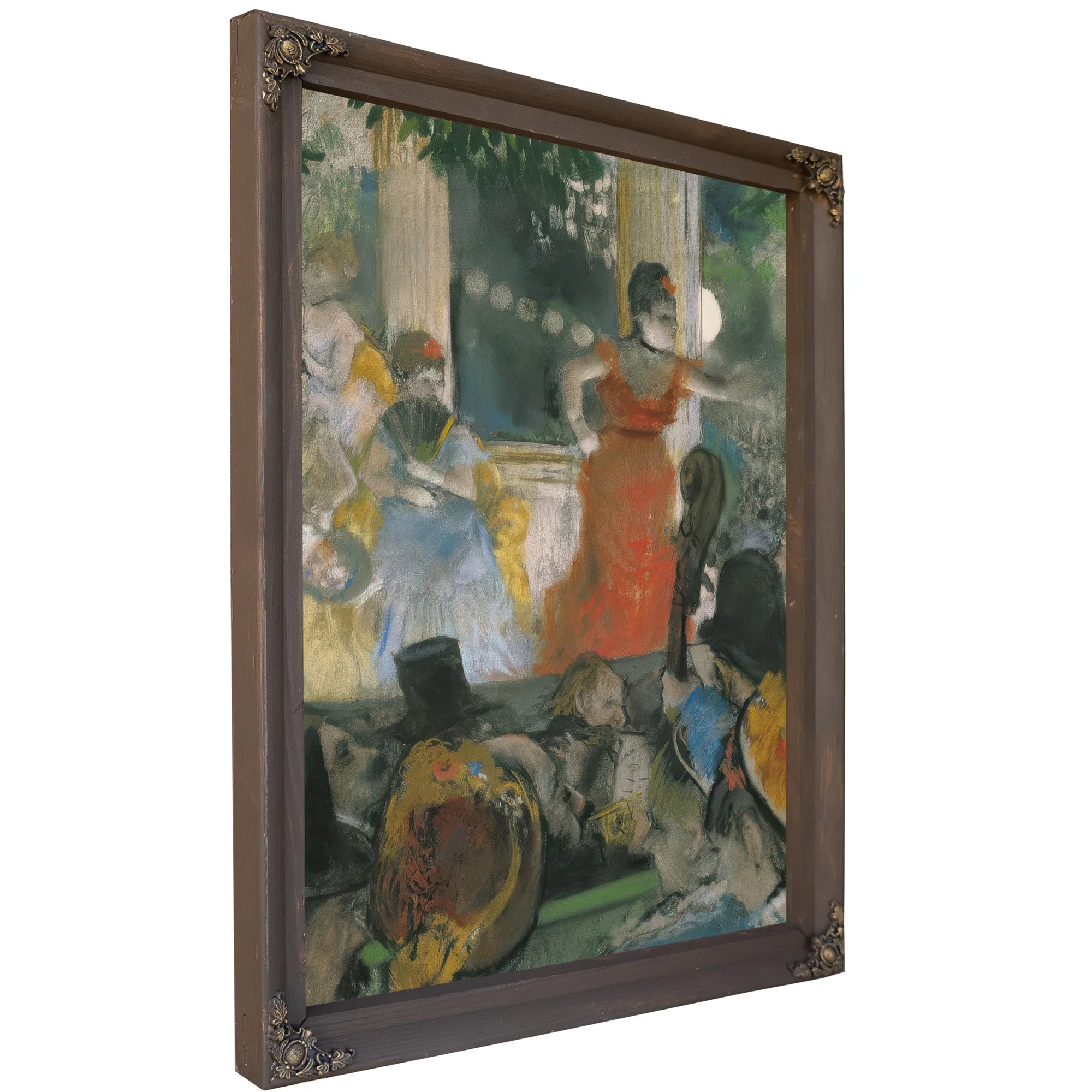 Cafe Concert At Les Ambassadeurs By Edgar Degas Fine Art Print