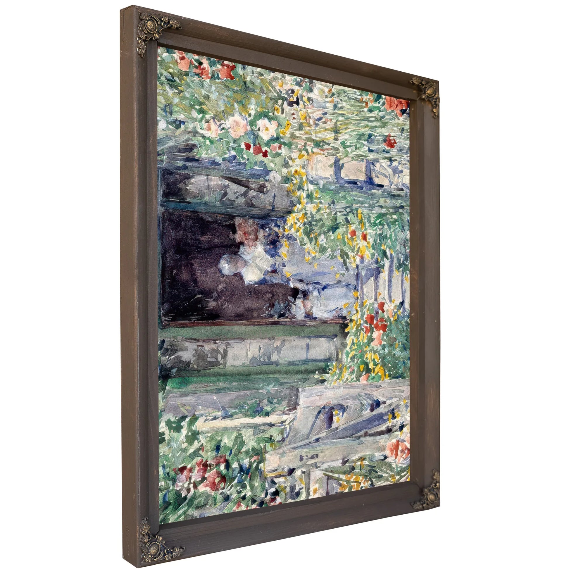 The Garden In Its Glory by Childe Hassam Fine Art Print
