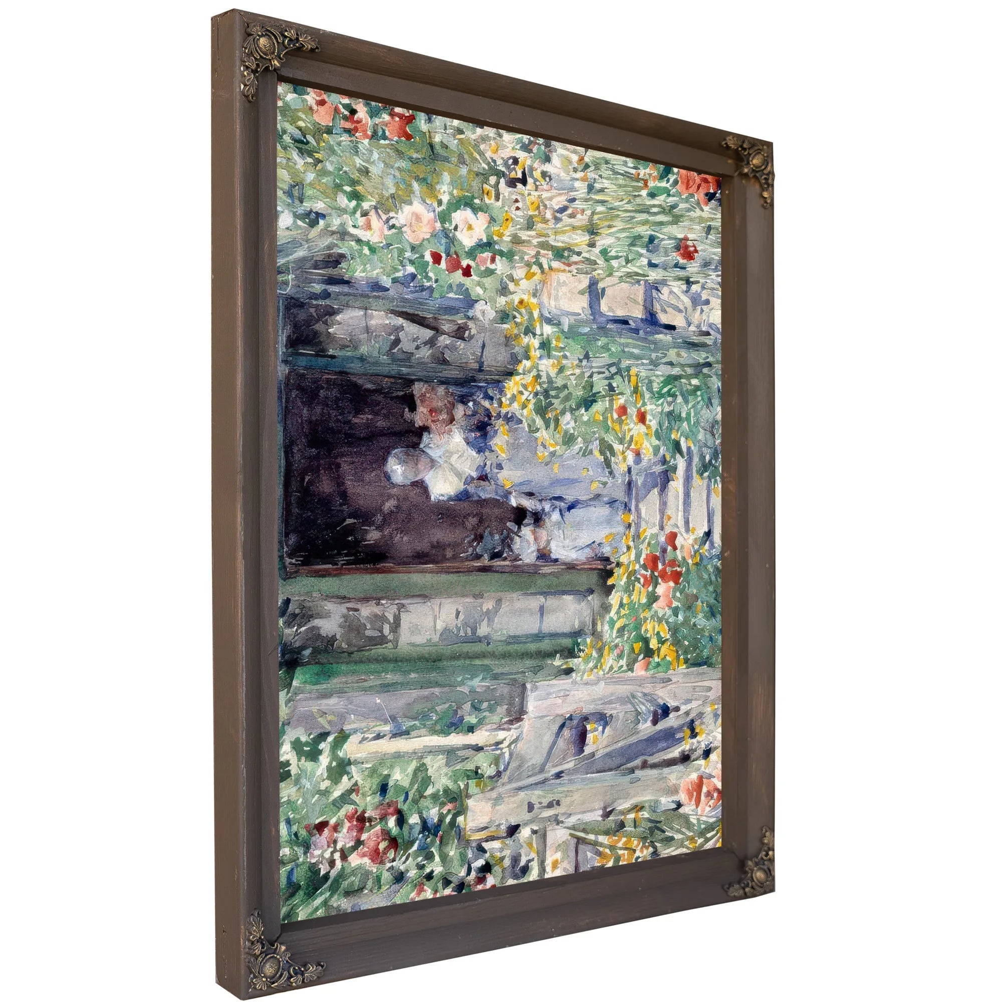 The Garden In Its Glory by Childe Hassam Fine Art Print