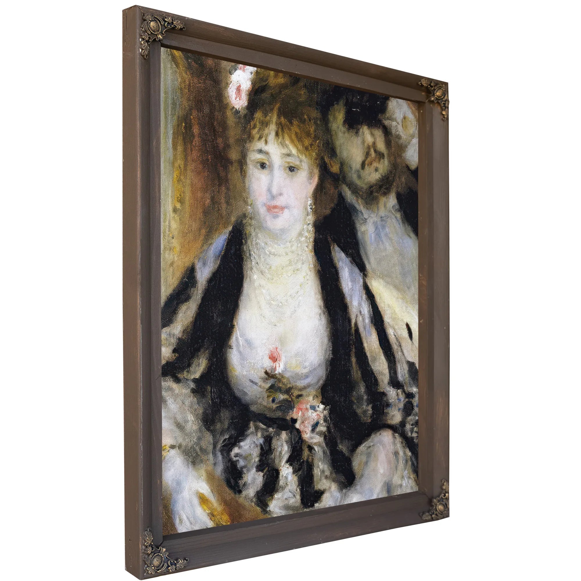 The Theatre Box (La Loge) By Pierre Auguste Renoir Fine Art Print